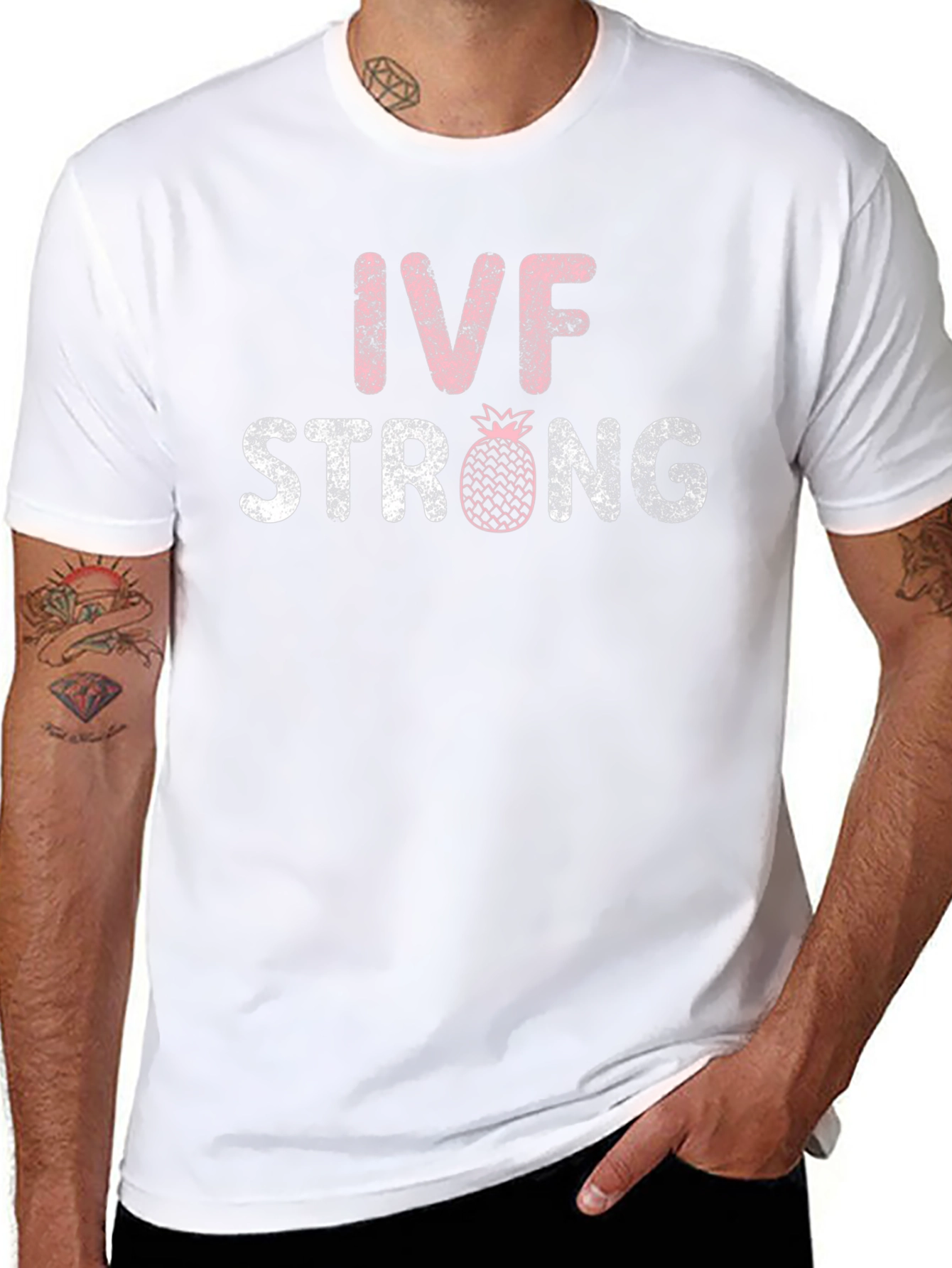 Camiseta Negra IVF Strong con Piña