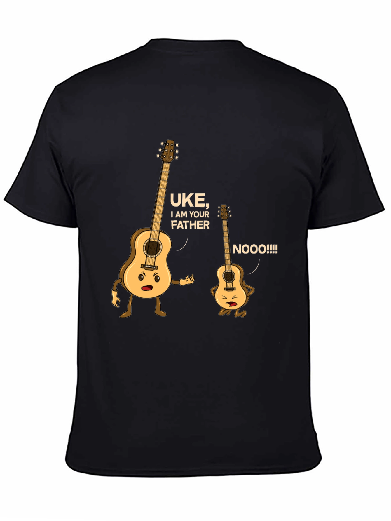 Camiseta Negra Uke I Am Your Father