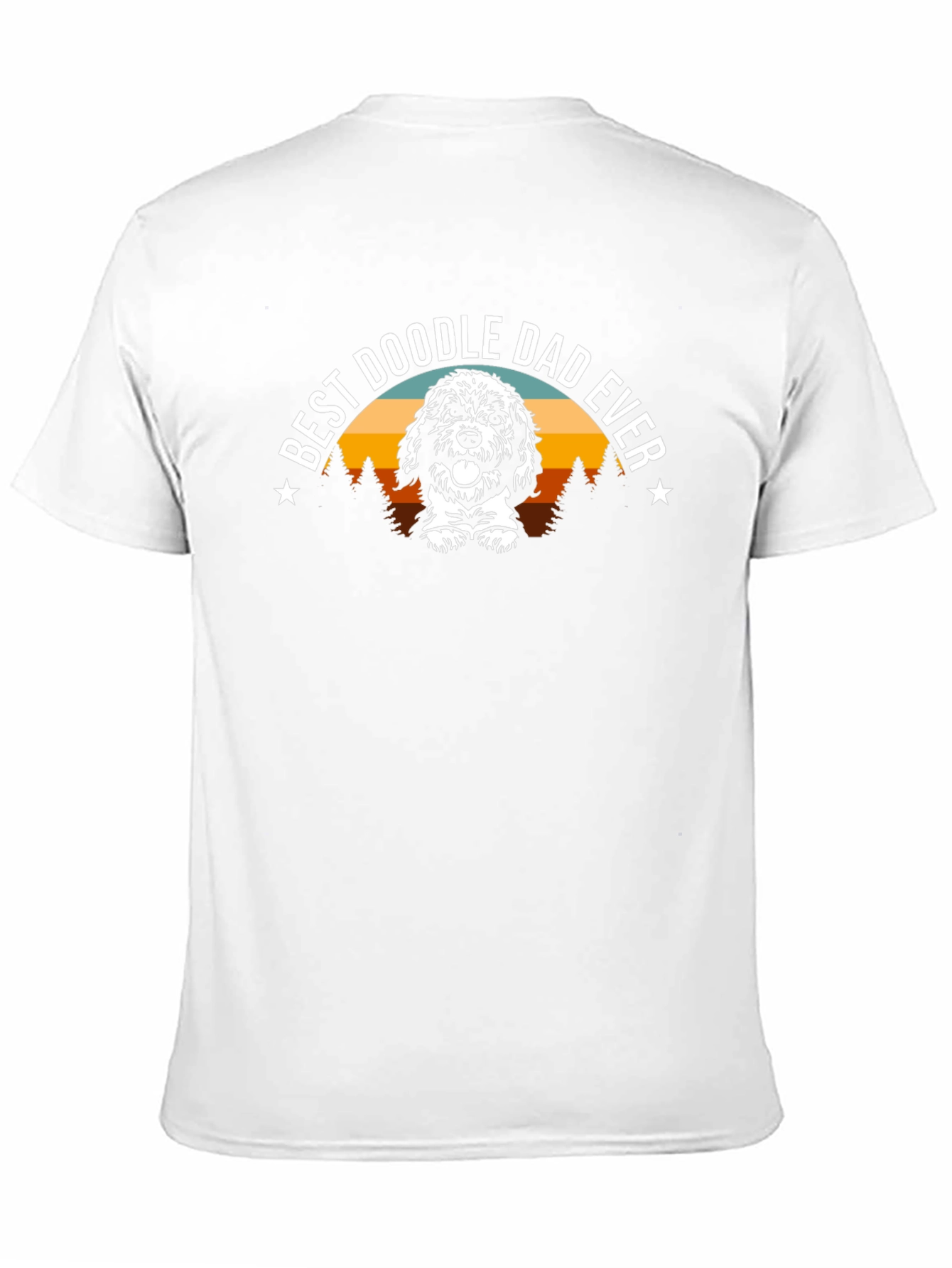Camiseta Negra Best Doodle Dad Ever