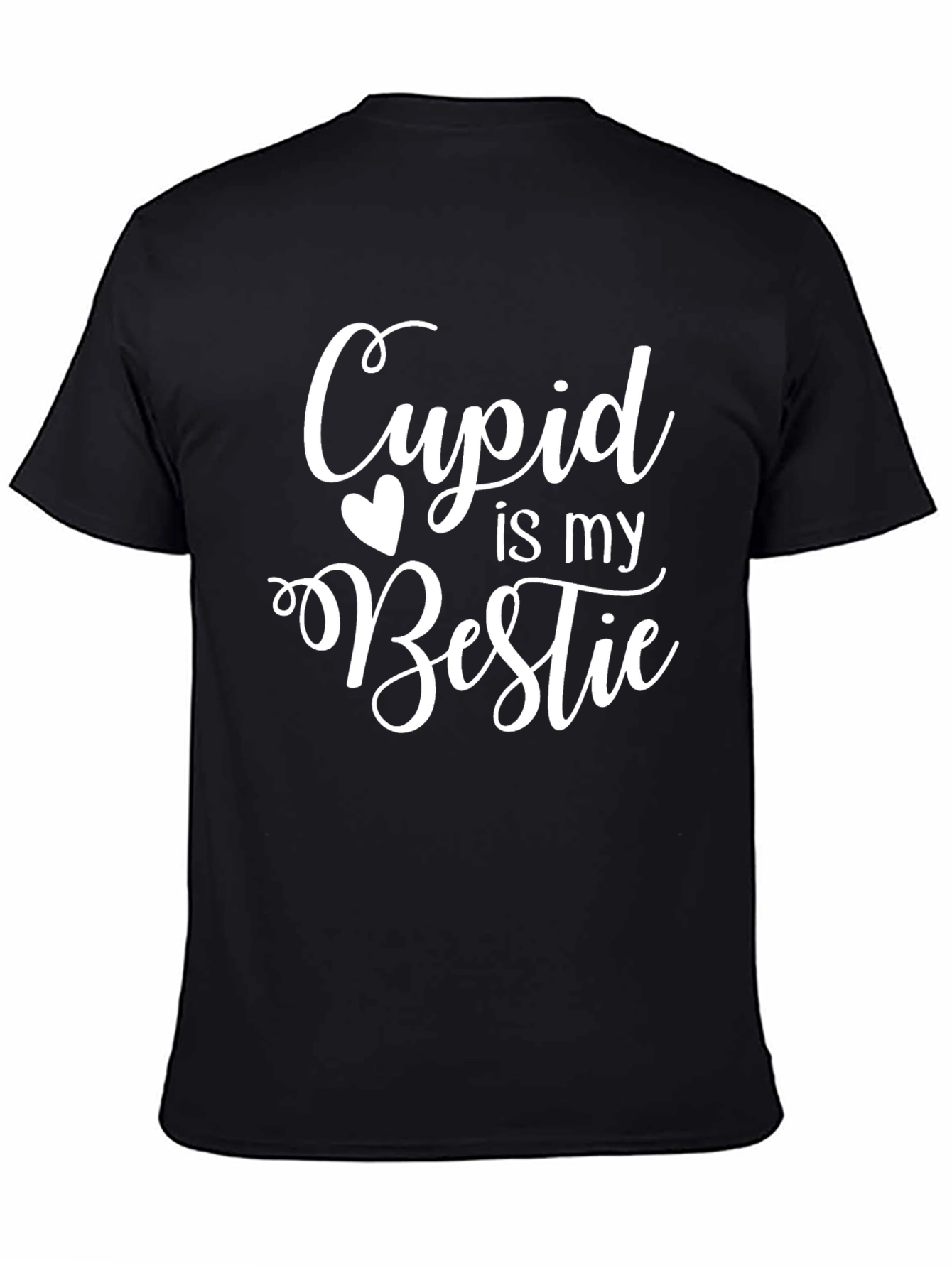 Camiseta Negra Cupido is my Bestie