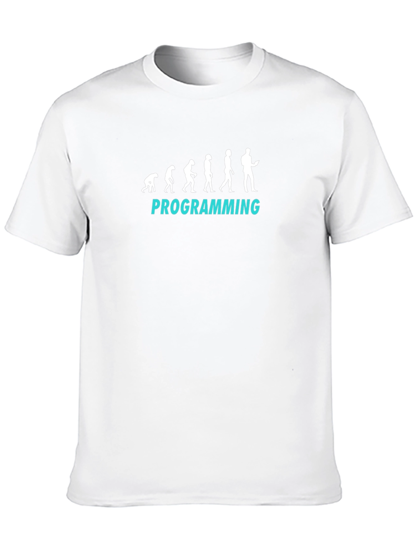 Camiseta Negra Evolución Programación Hombre