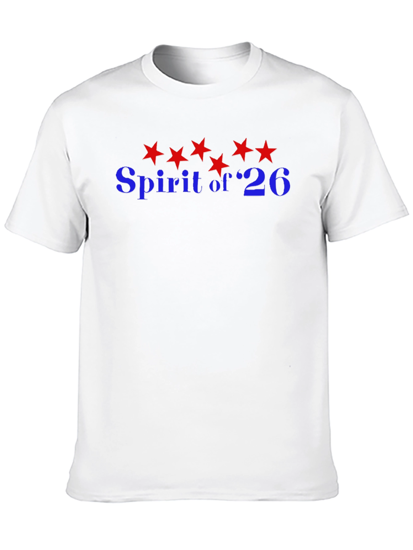 Camiseta Negra Espíritu del 26 con Estrellas
