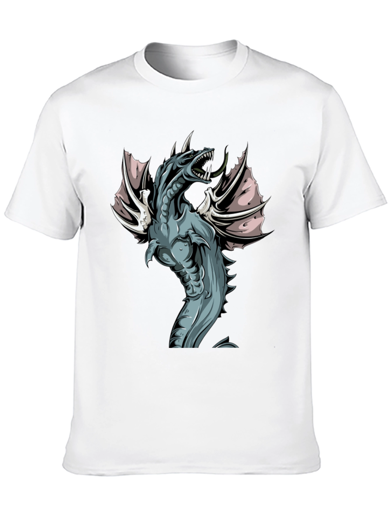 Camiseta Negra con Dragón Fantástico