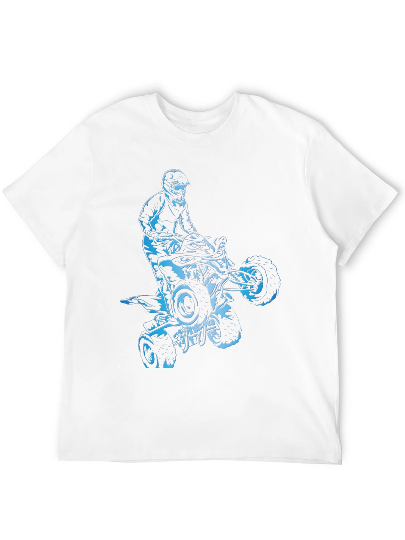 Camiseta Negra con Diseño de ATV Extremo