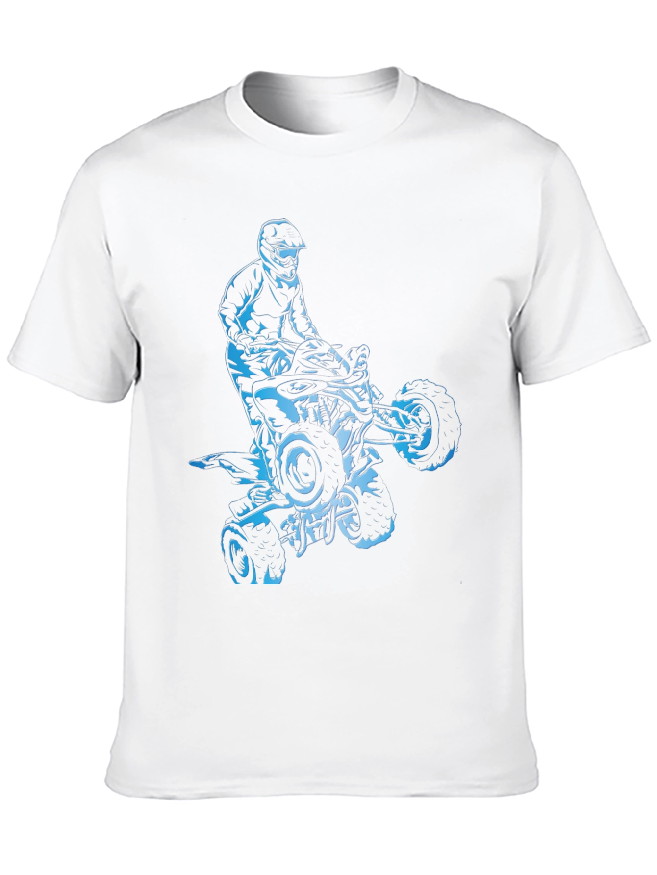 Camiseta Negra con Diseño de ATV Extremo
