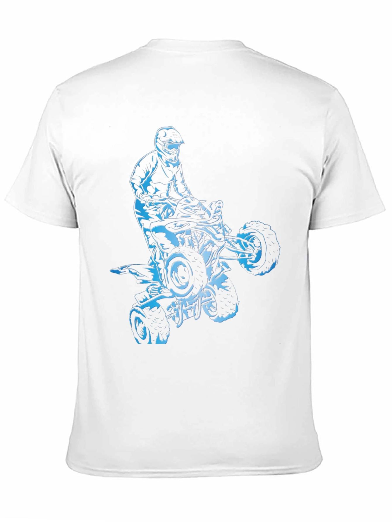 Camiseta Negra con Diseño de ATV Extremo