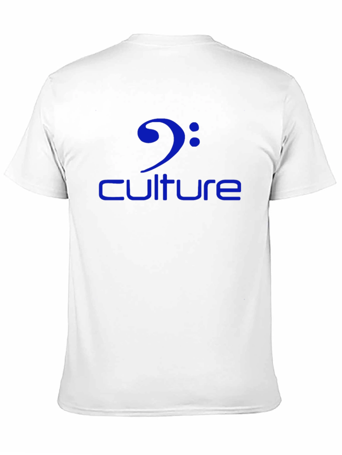 Camiseta Negra Culture Clave de Fa Azul