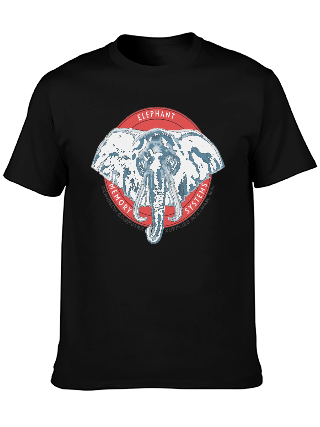 Camiseta Negra: Elefante y Sistemas de Memoria