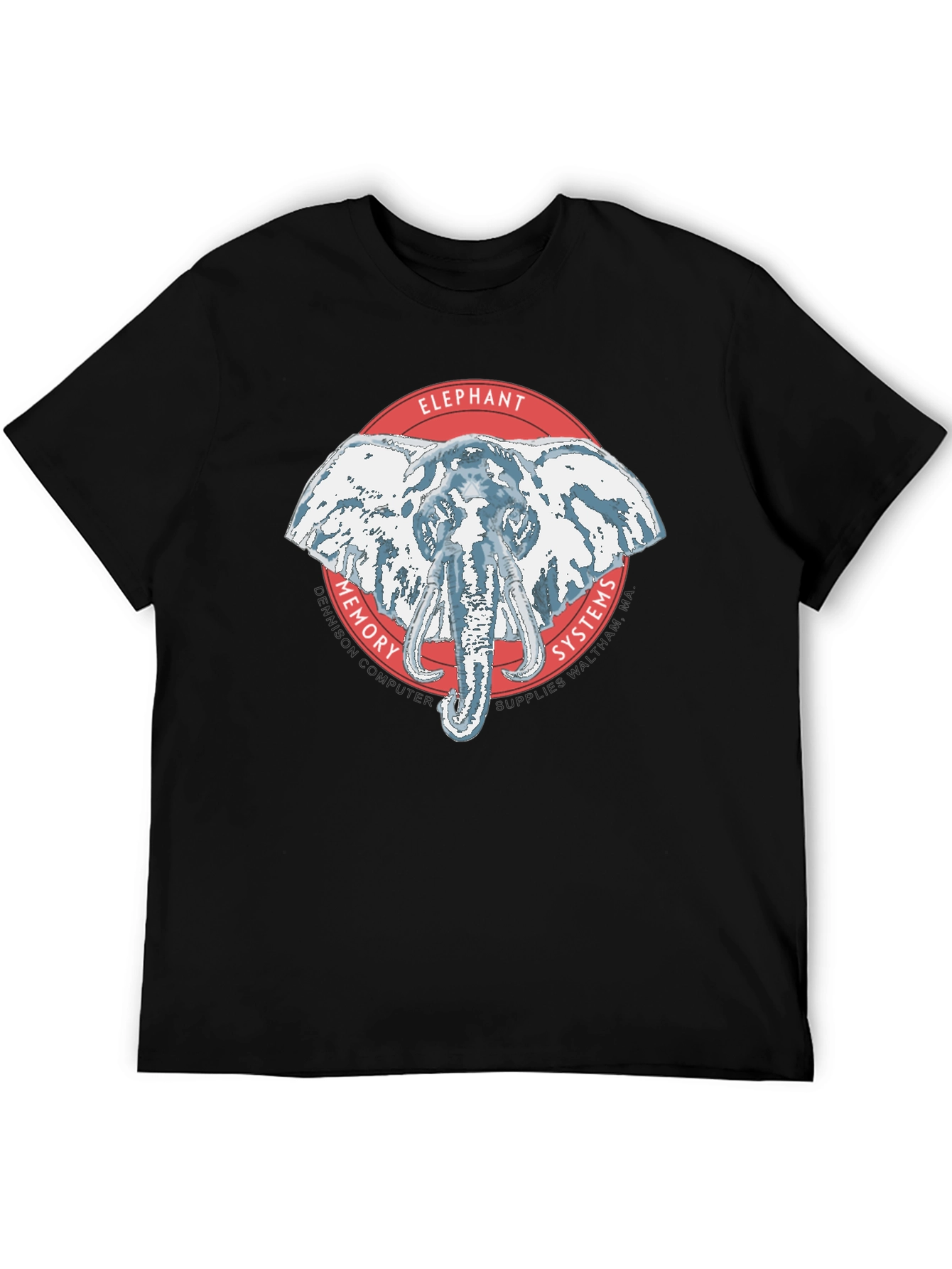 Camiseta Negra: Elefante y Sistemas de Memoria