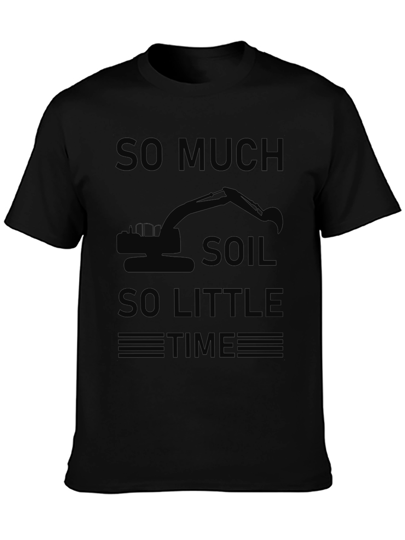 Camiseta Negra: ¡Tanto Suelo Tan Poco Tiempo!