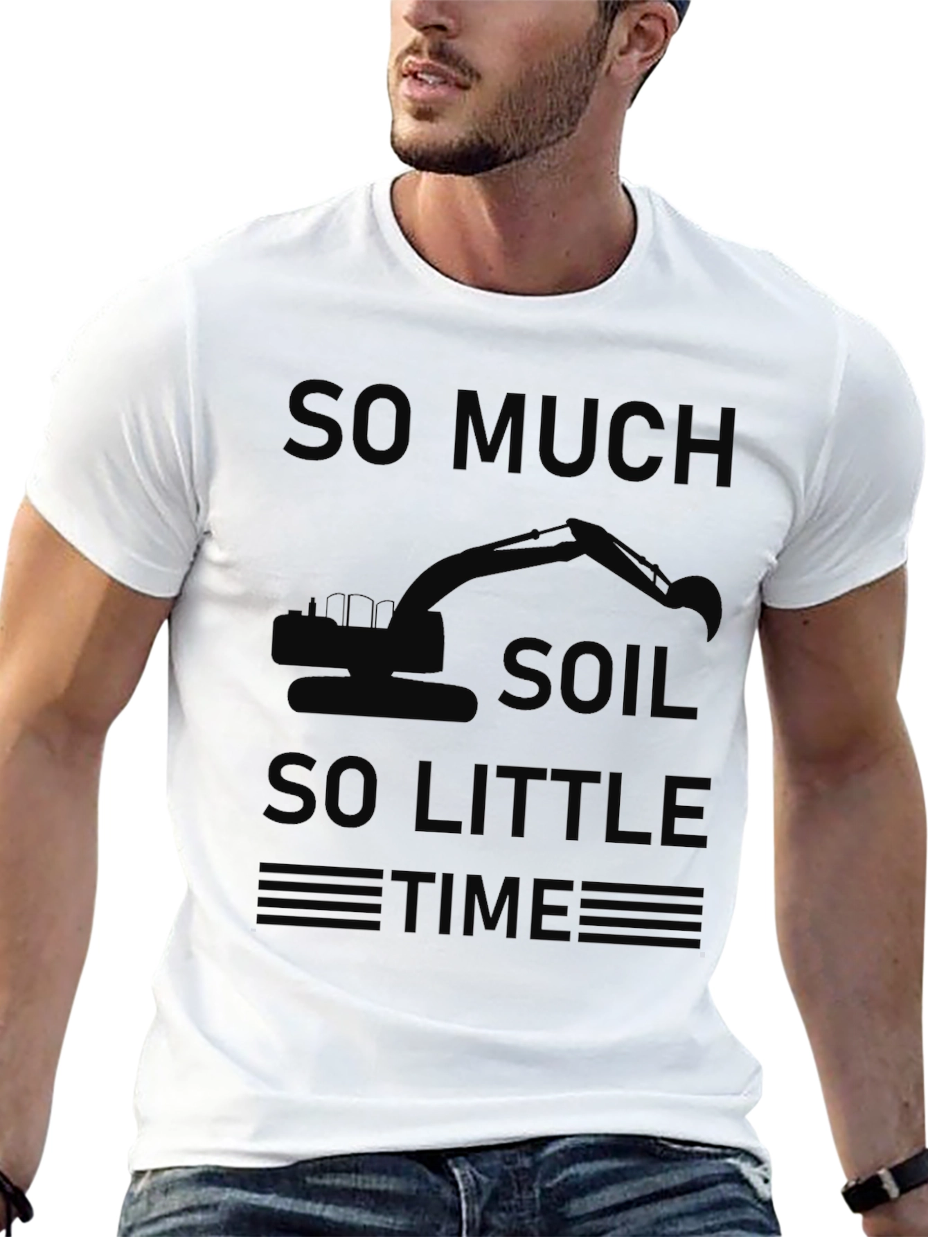 Camiseta Negra: ¡Tanto Suelo Tan Poco Tiempo!