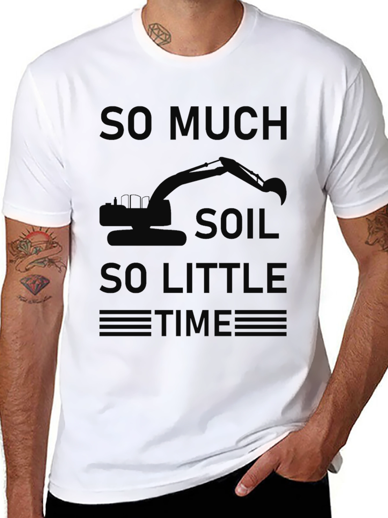 Camiseta Negra: ¡Tanto Suelo Tan Poco Tiempo!