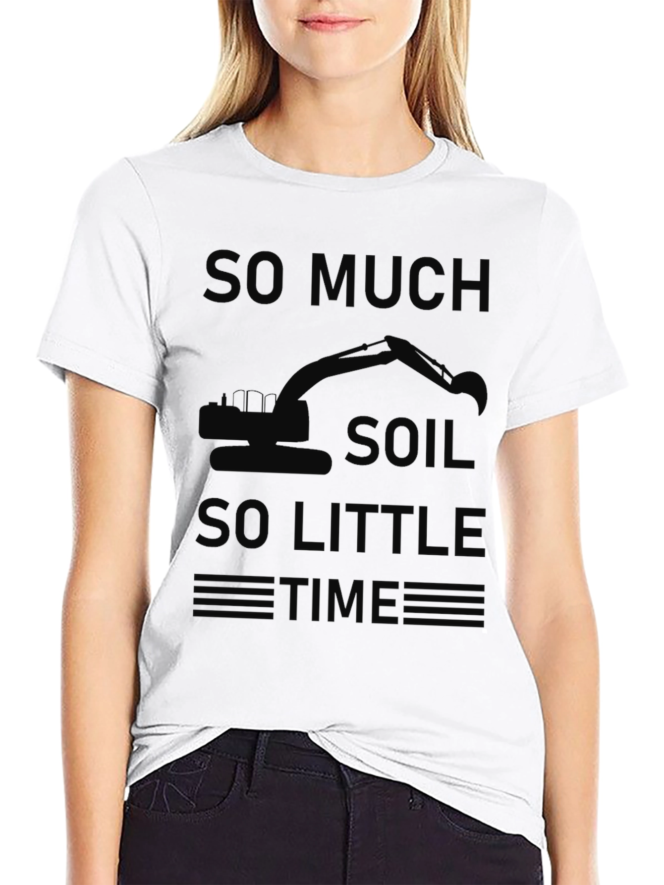 Camiseta Negra: ¡Tanto Suelo Tan Poco Tiempo!