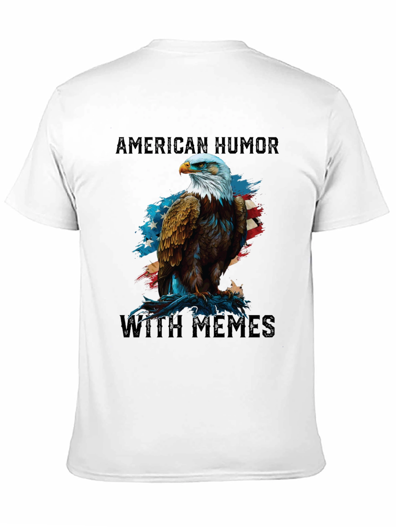 Camiseta Humor Americano con Águila y Memes