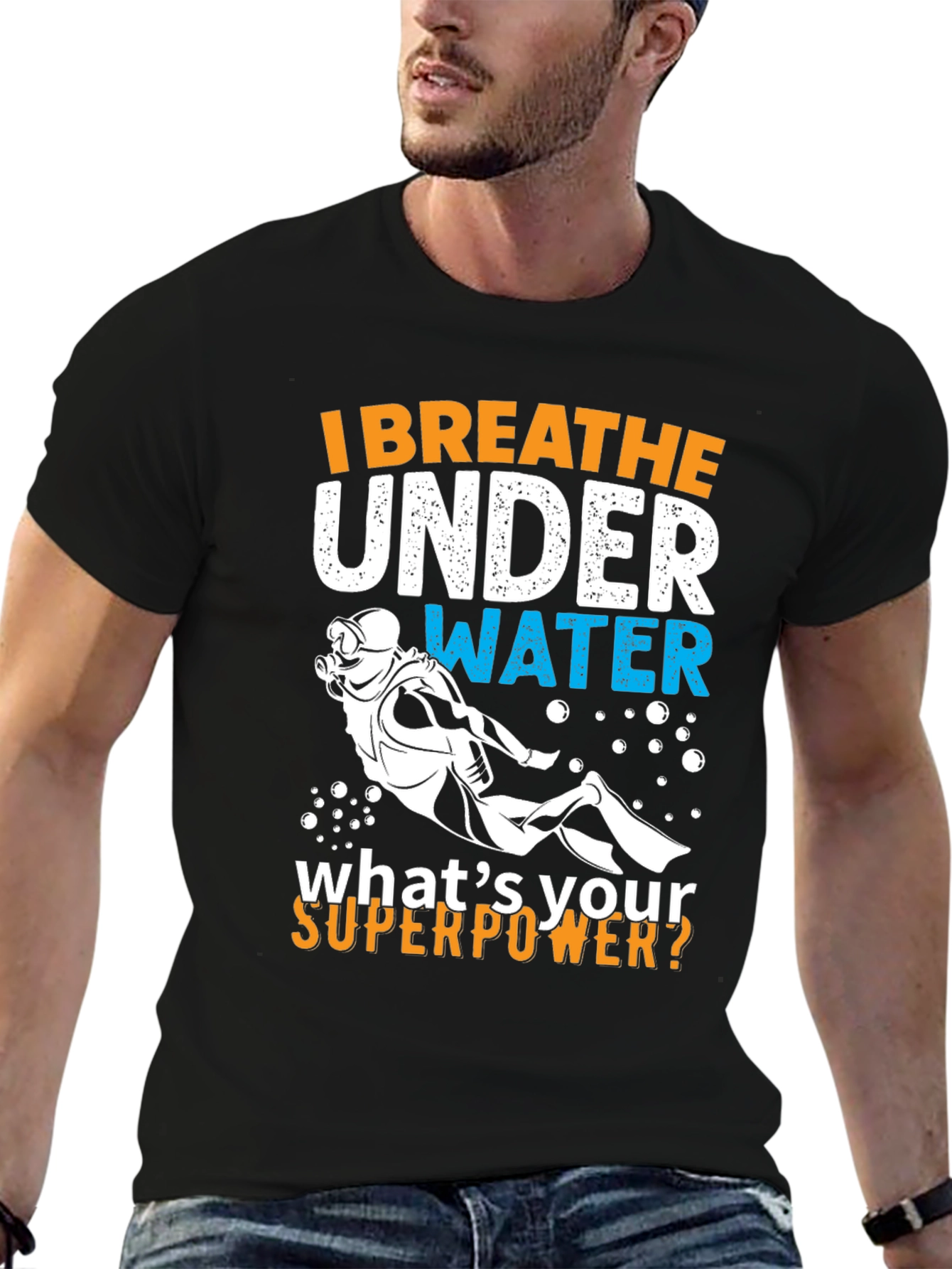 Camiseta Hombre Buceo Superpoder