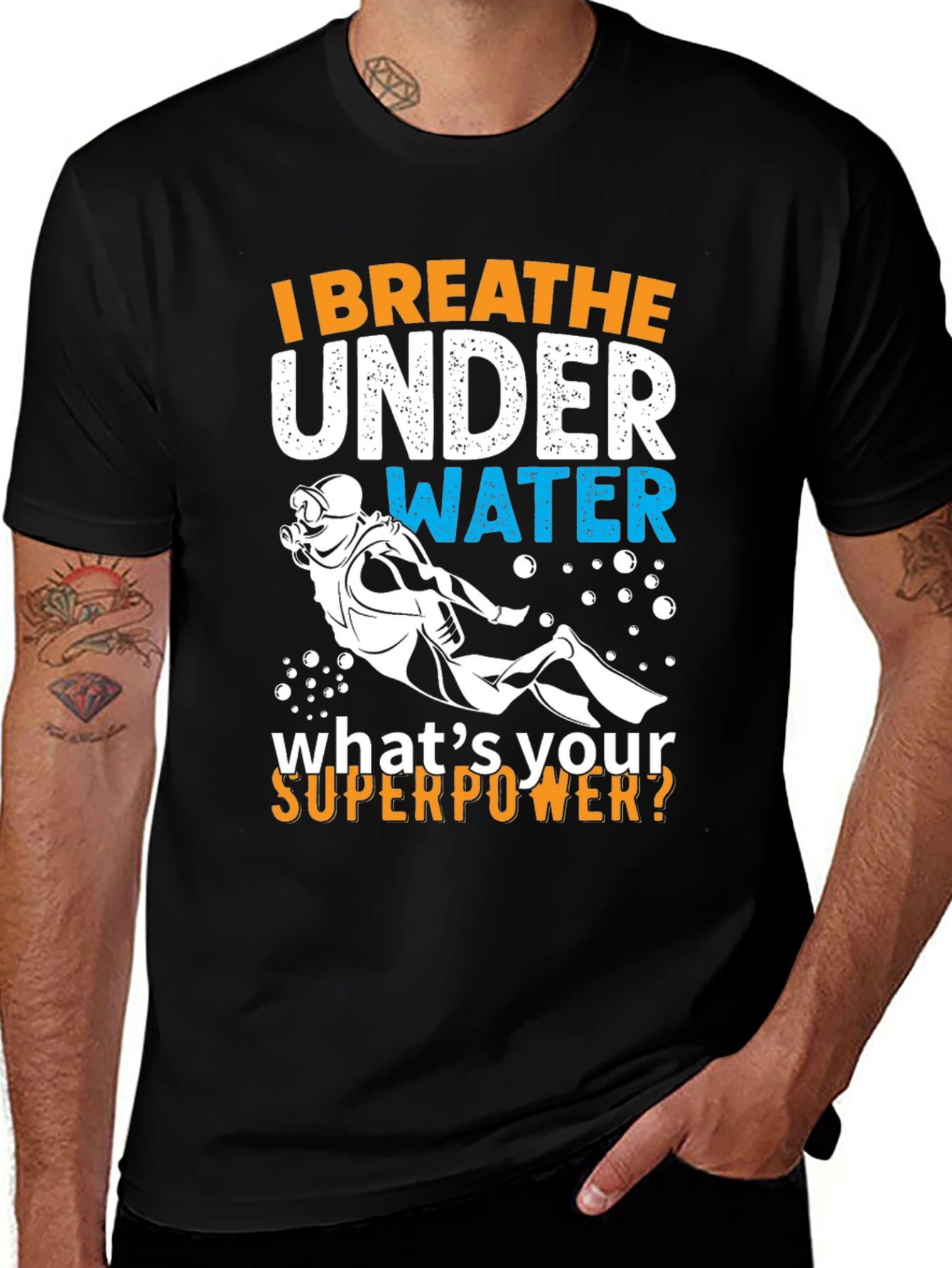 Camiseta Hombre Buceo Superpoder