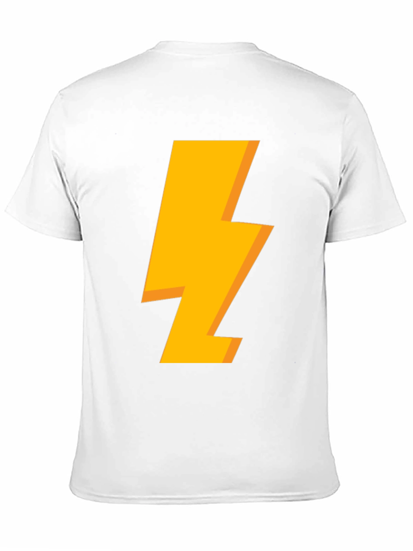 Camiseta Negra con Rayo Amarillo