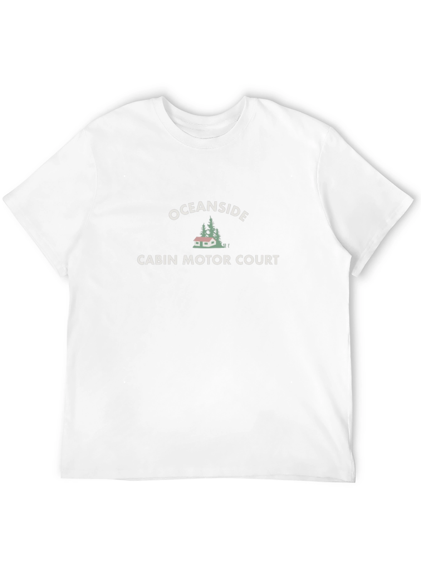 Camiseta Negra Oceanside Cabin Motor Court