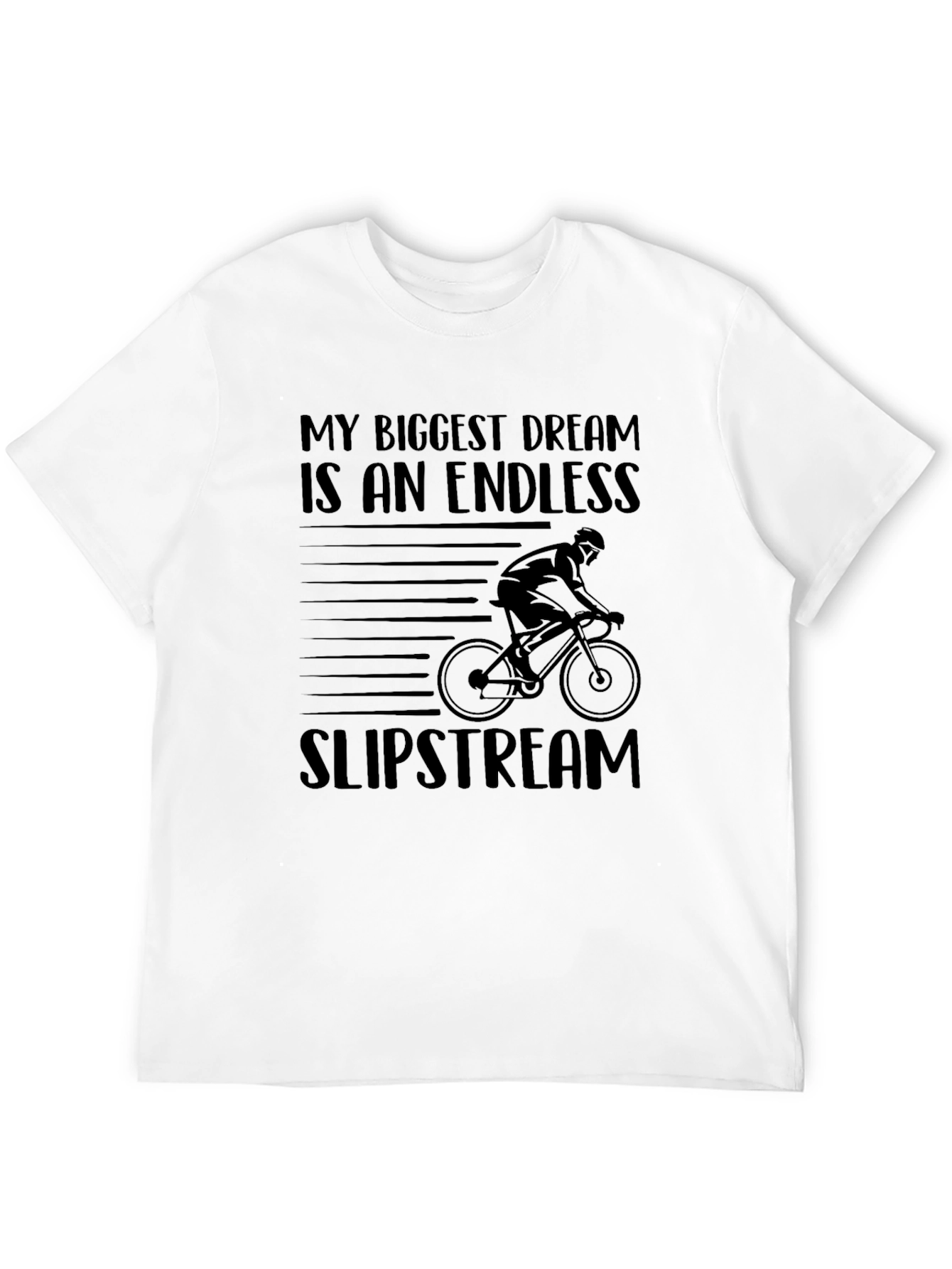 Camiseta Negra Ciclismo: Mi Sueño Slipstream Infinito