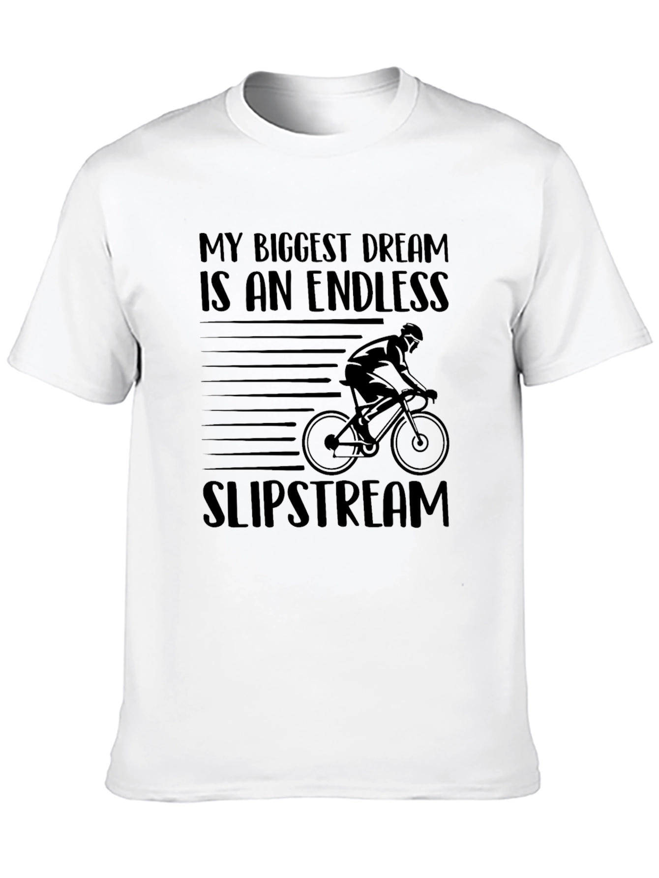 Camiseta Negra Ciclismo: Mi Sueño Slipstream Infinito