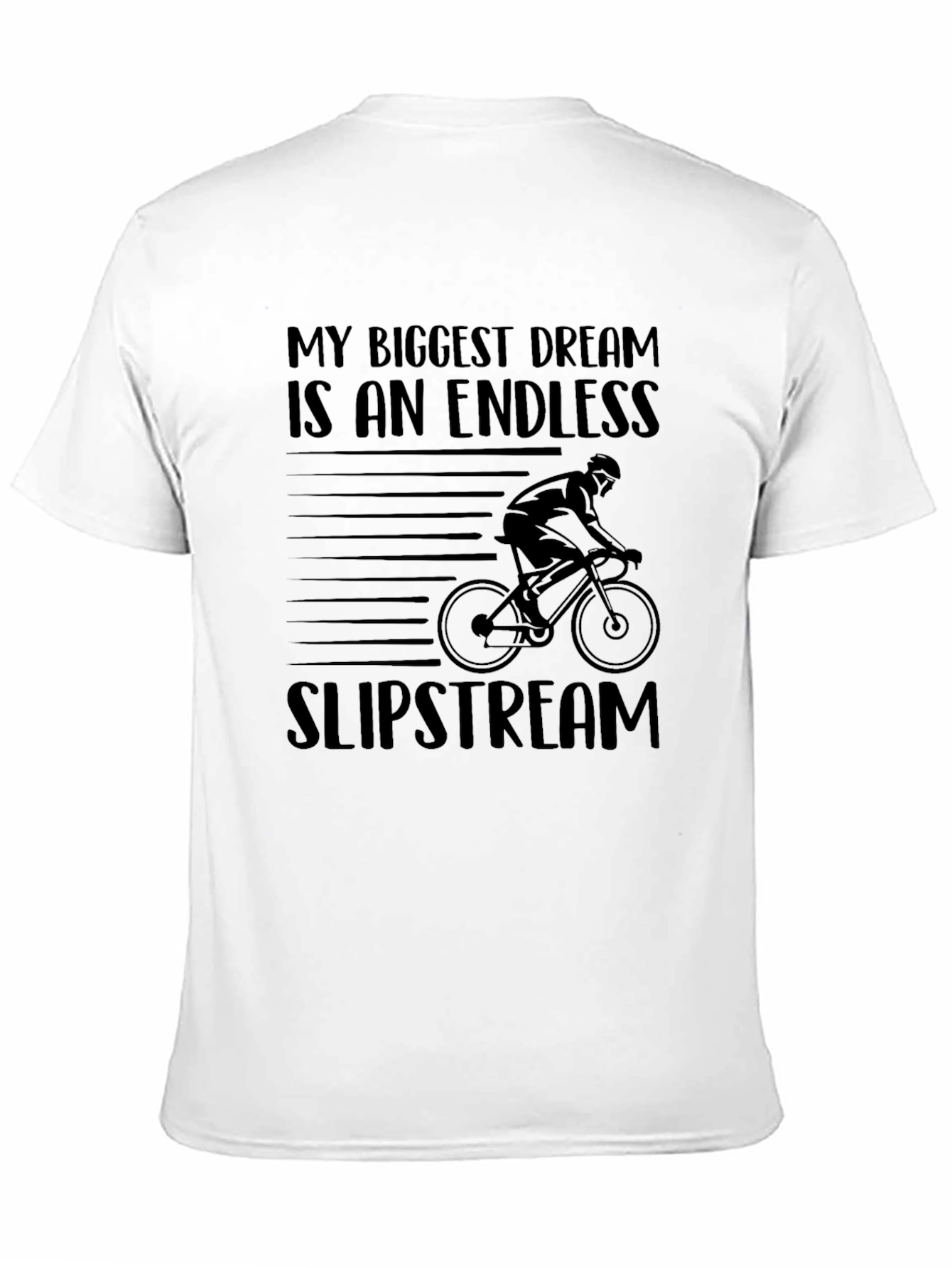 Camiseta Negra Ciclismo: Mi Sueño Slipstream Infinito