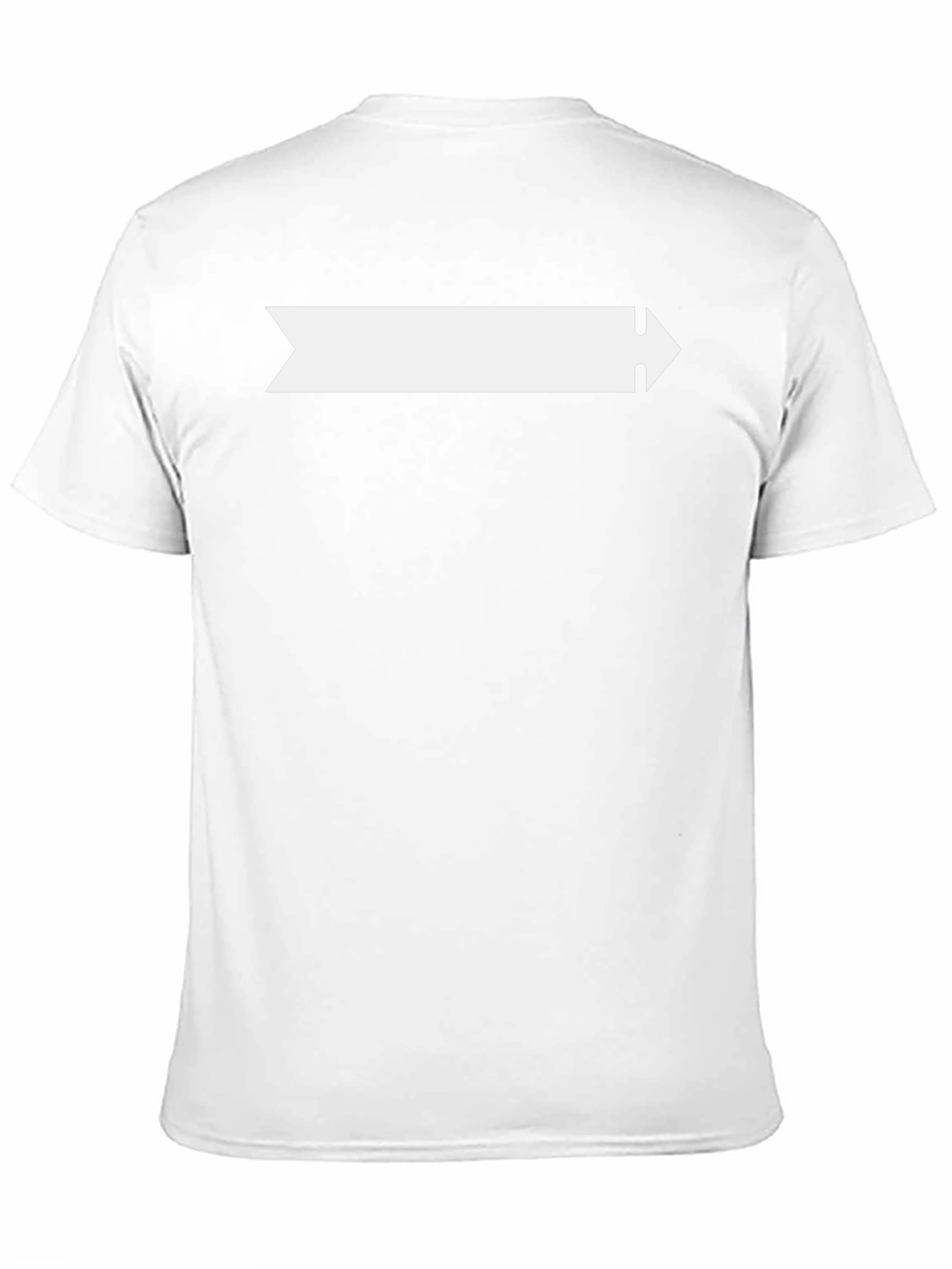 Camiseta Negra con Diseño de Flecha Blanca