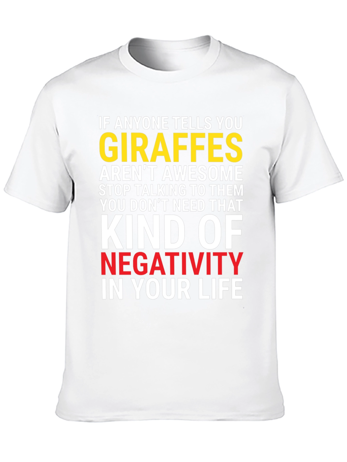 Camiseta Gráfica: ¡Si Alguien Critica a las Jirafas Adiós!