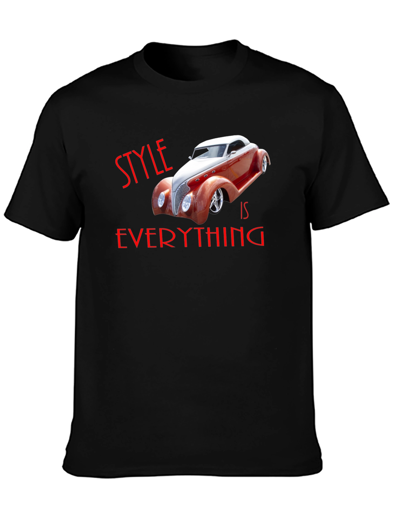 Camiseta Negra Style is Everything Coche Clásico