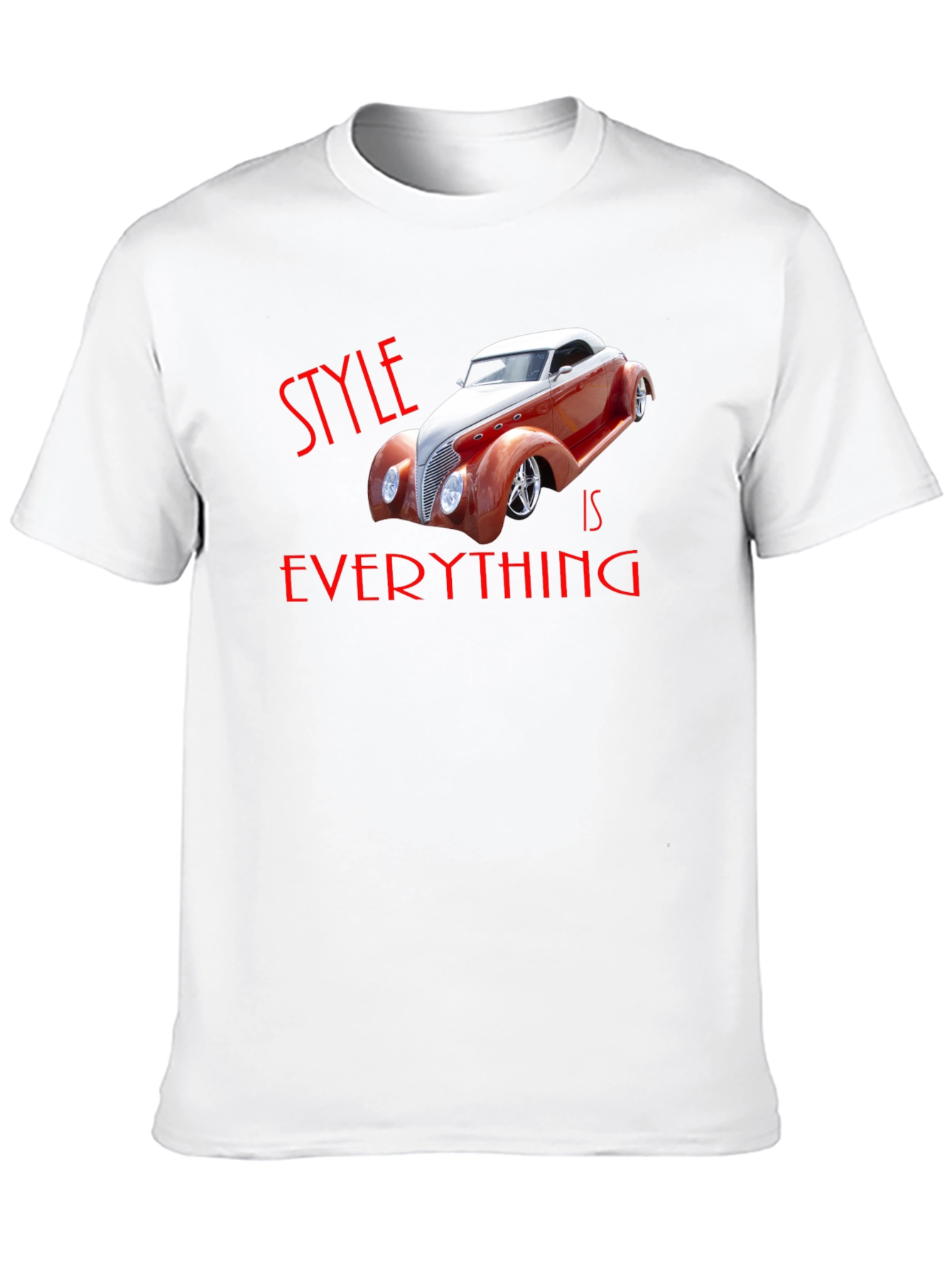 Camiseta Negra Style is Everything Coche Clásico