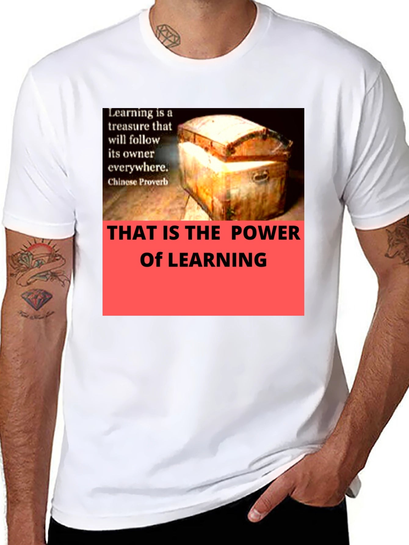 Camiseta Negra: El Poder del Aprendizaje