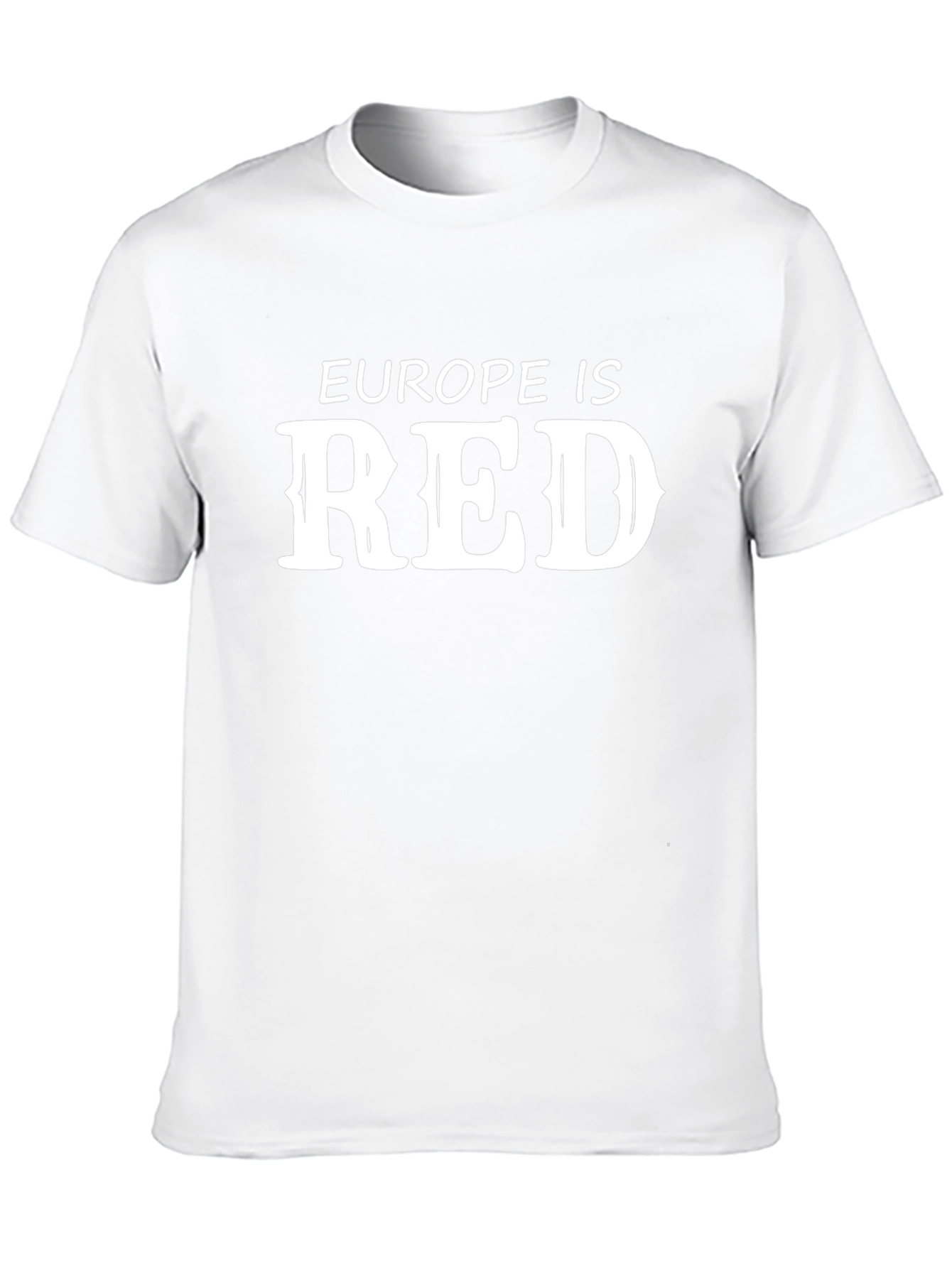 Camiseta Negra Europa es Roja - Diseño Original