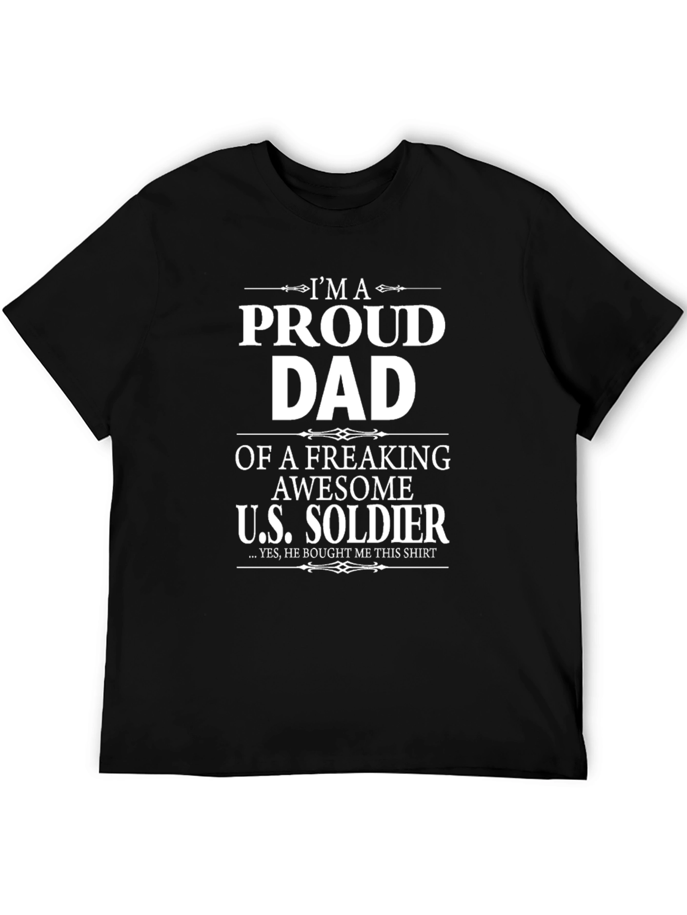 Camiseta Proud Dad of a U.S. Soldier
