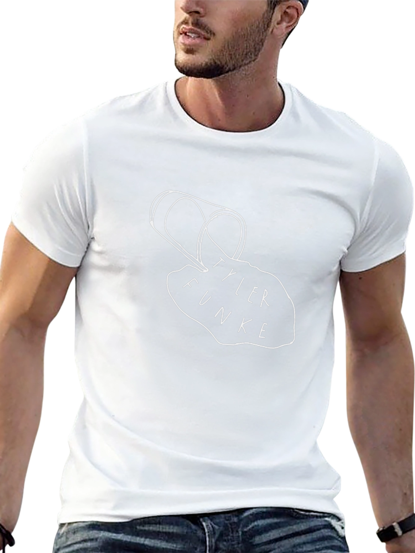 Camiseta Negra Tyler Funke - Diseño Original