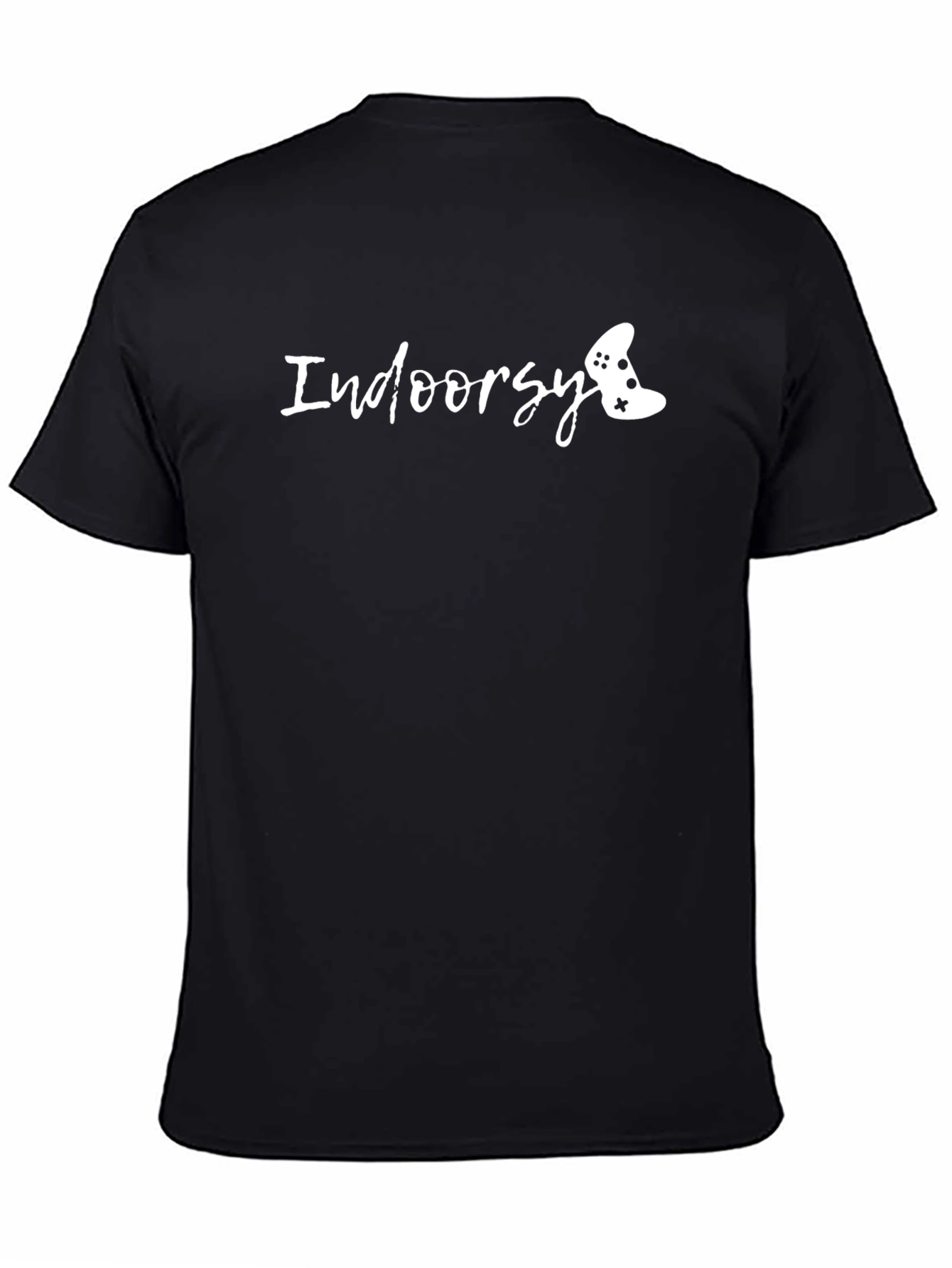 Camiseta Negra Indoorsy para Gamers