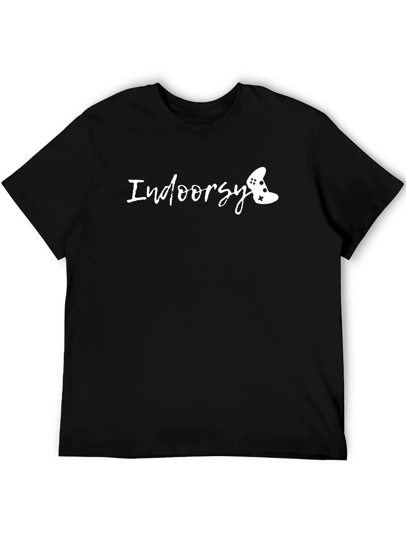 Camiseta Negra Indoorsy para Gamers