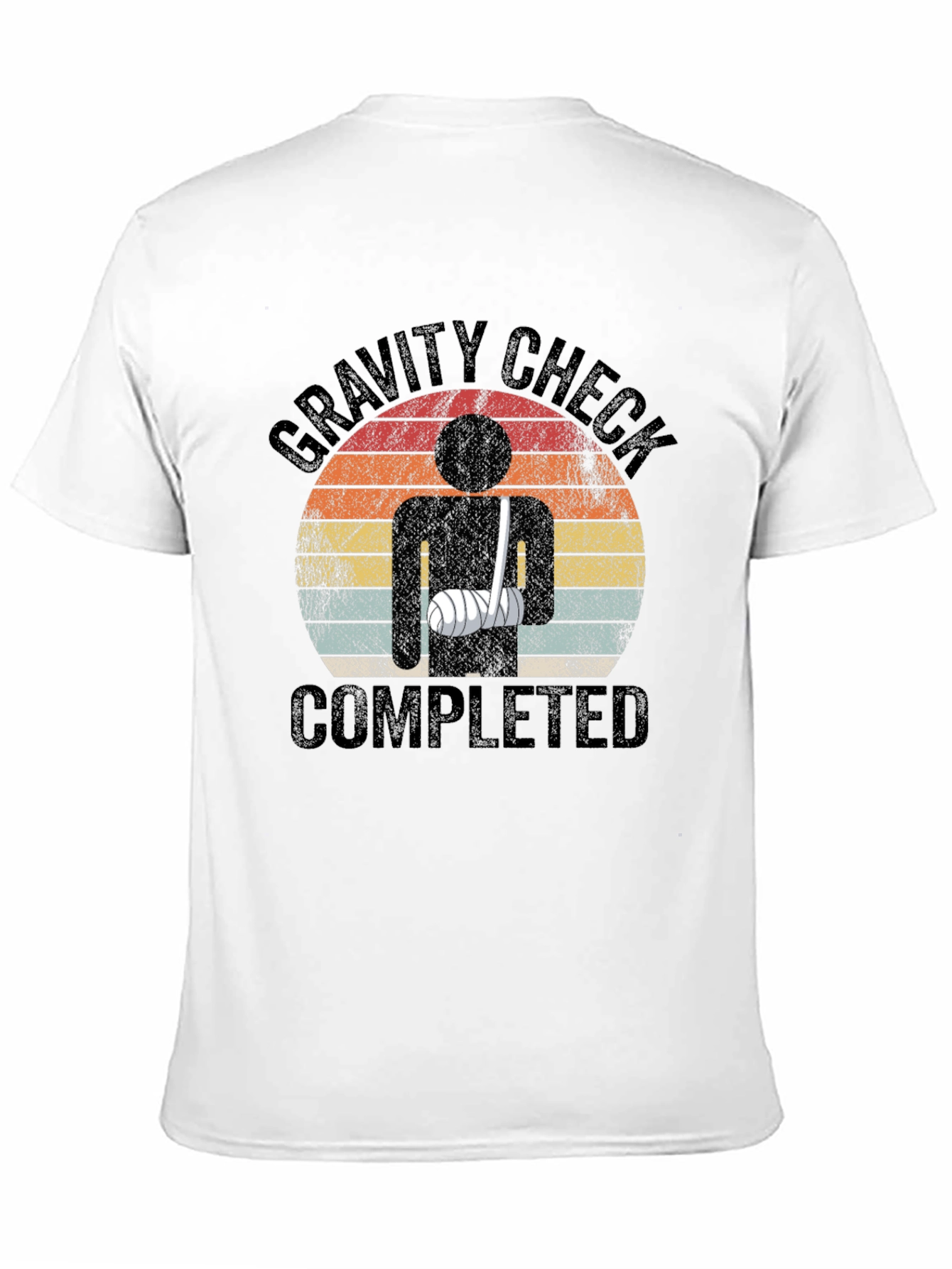 Camiseta Divertida Check Gravity Completed