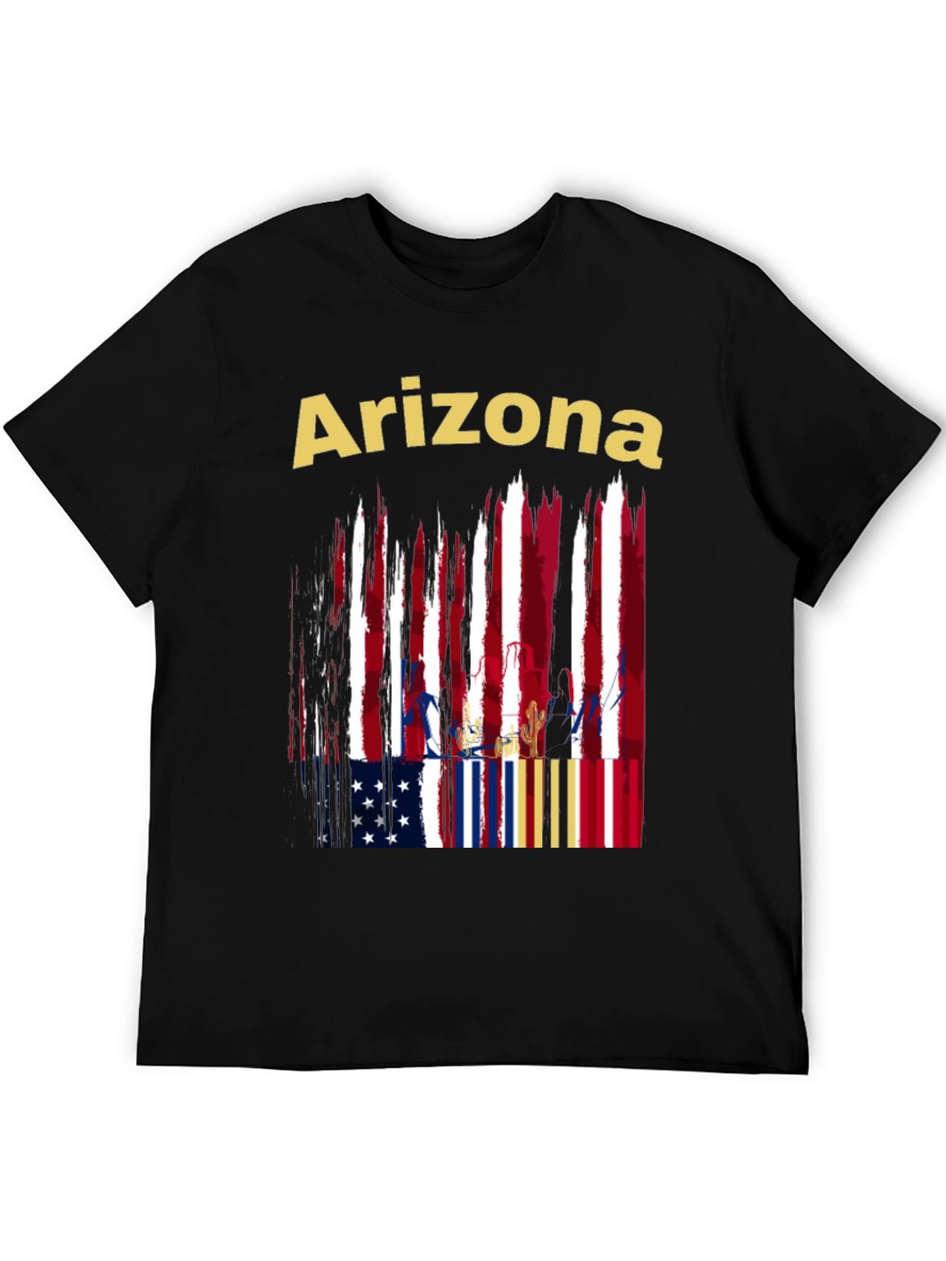 Camiseta Negra Arizona USA