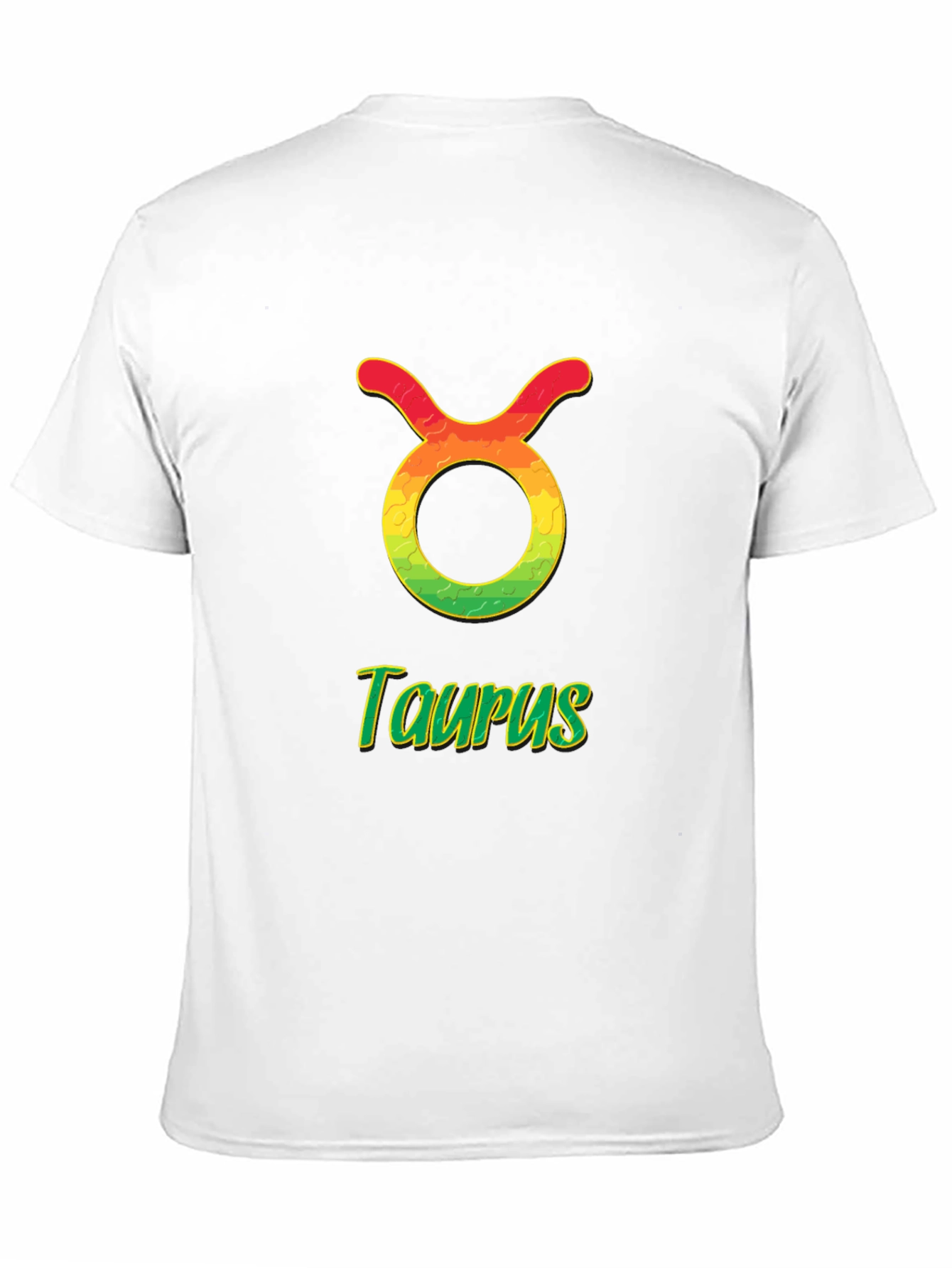 Camiseta Negra Signo Tauro Diseño Zodiaco