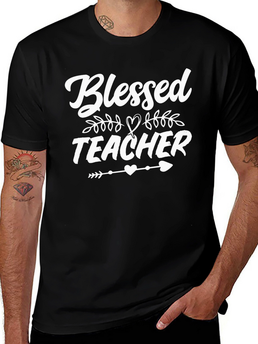 Camiseta Negra Blessed Teacher