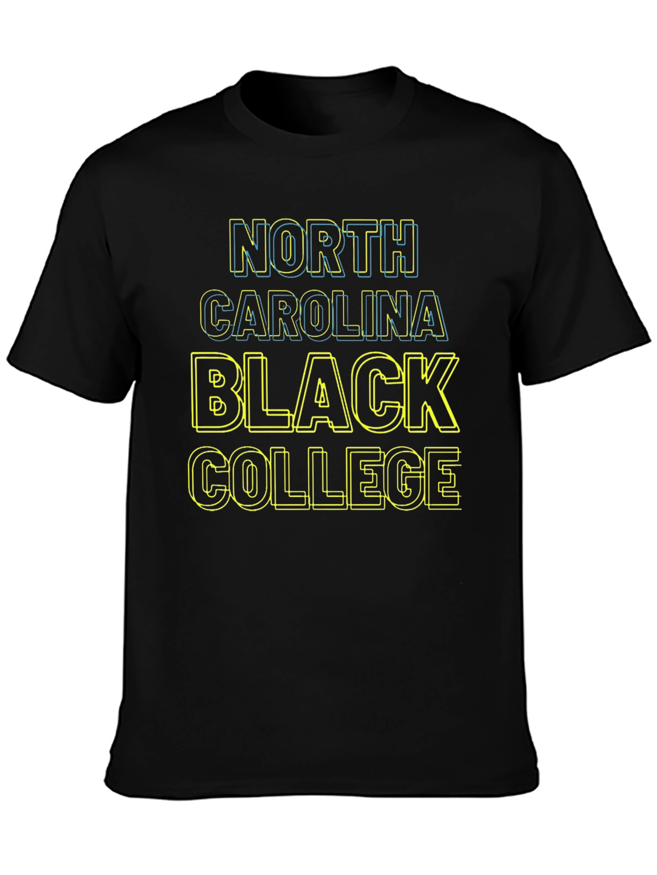 Camiseta North Carolina Black College para hombre