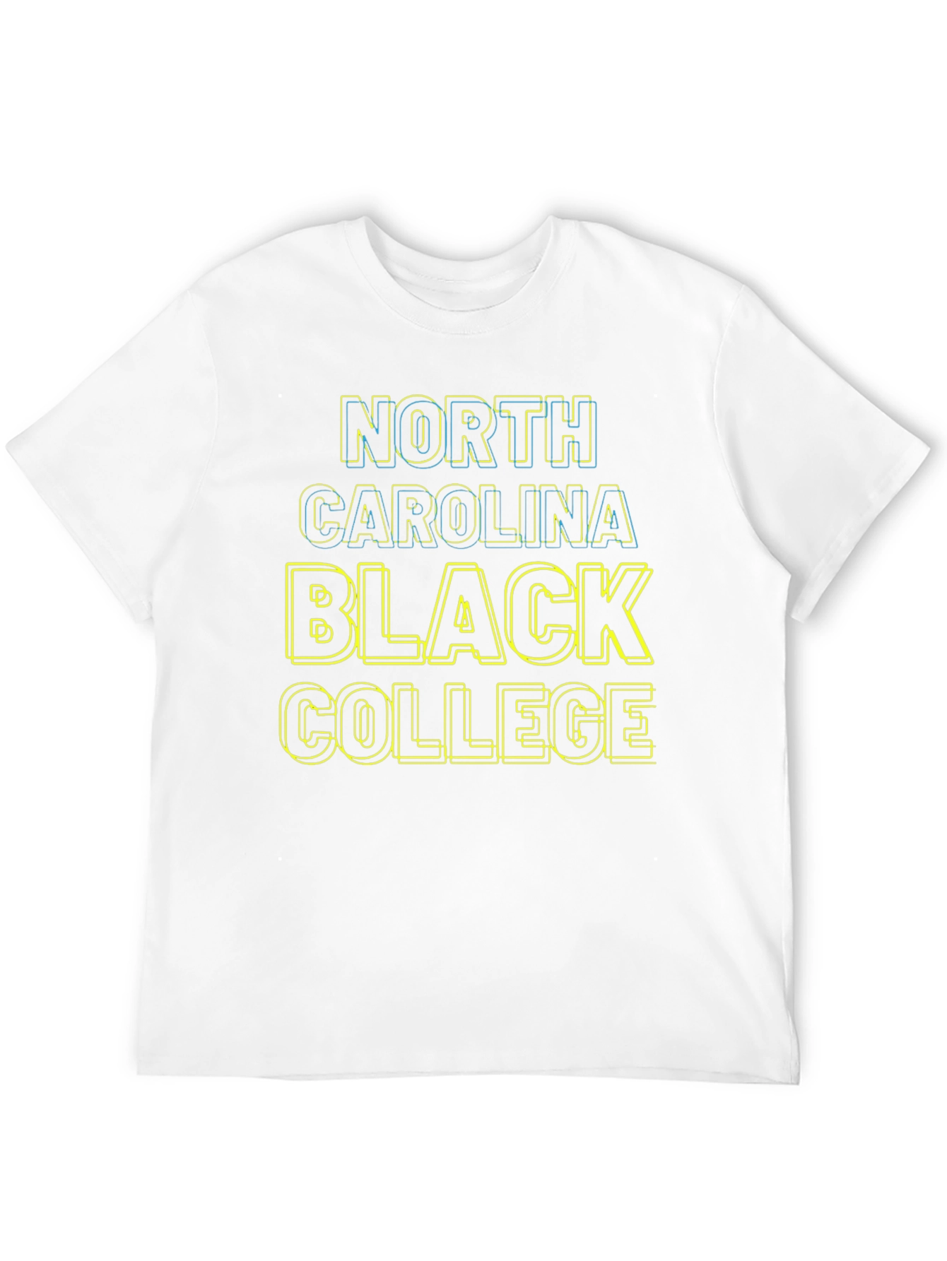 Camiseta North Carolina Black College para hombre