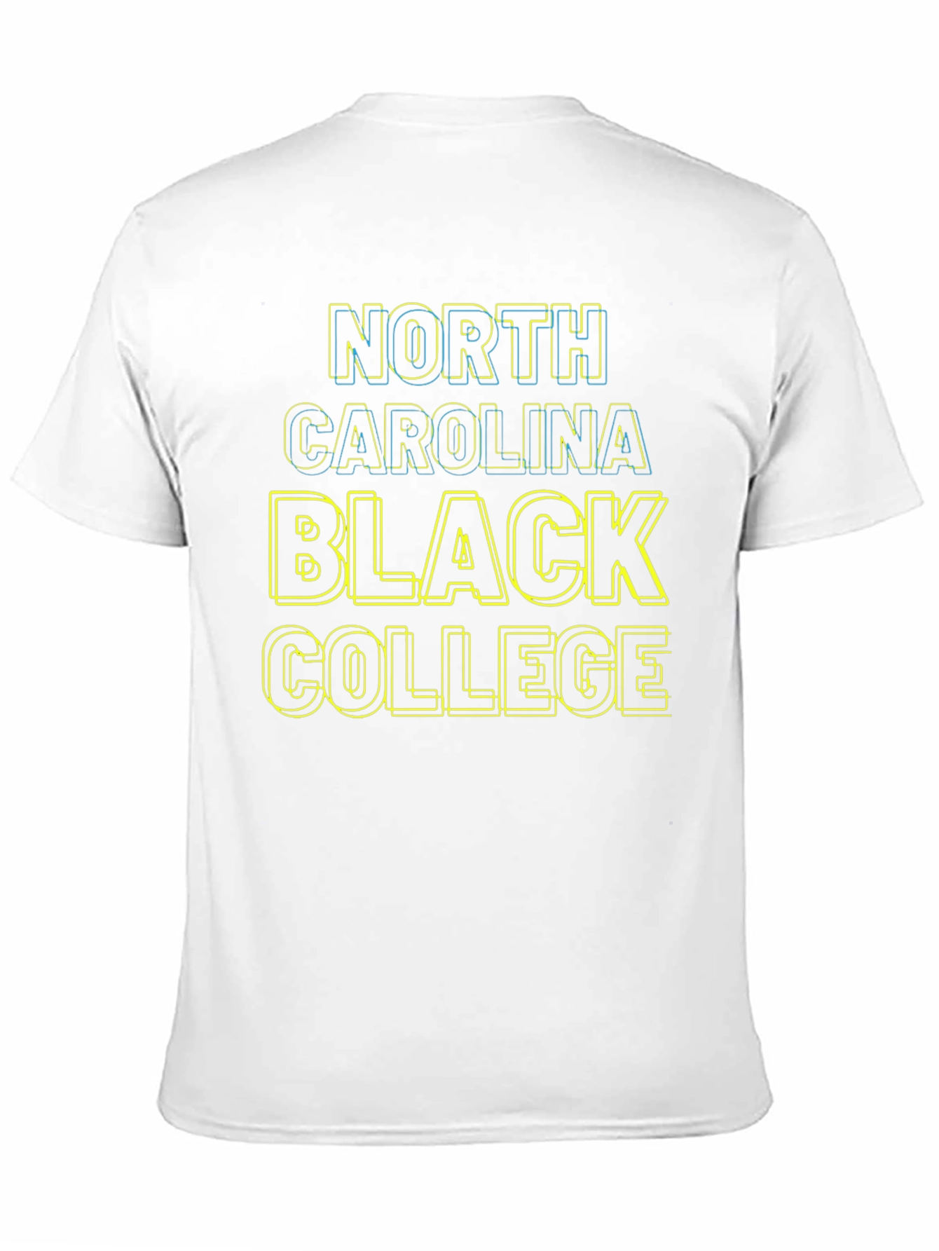 Camiseta North Carolina Black College para hombre