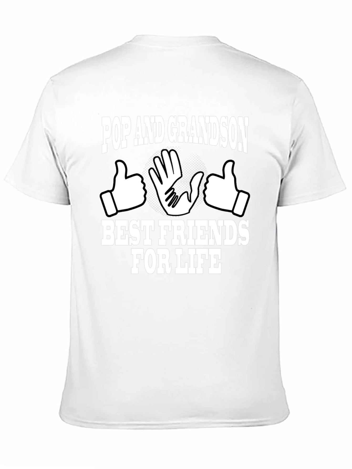 Camiseta Negra Pop and Grandson