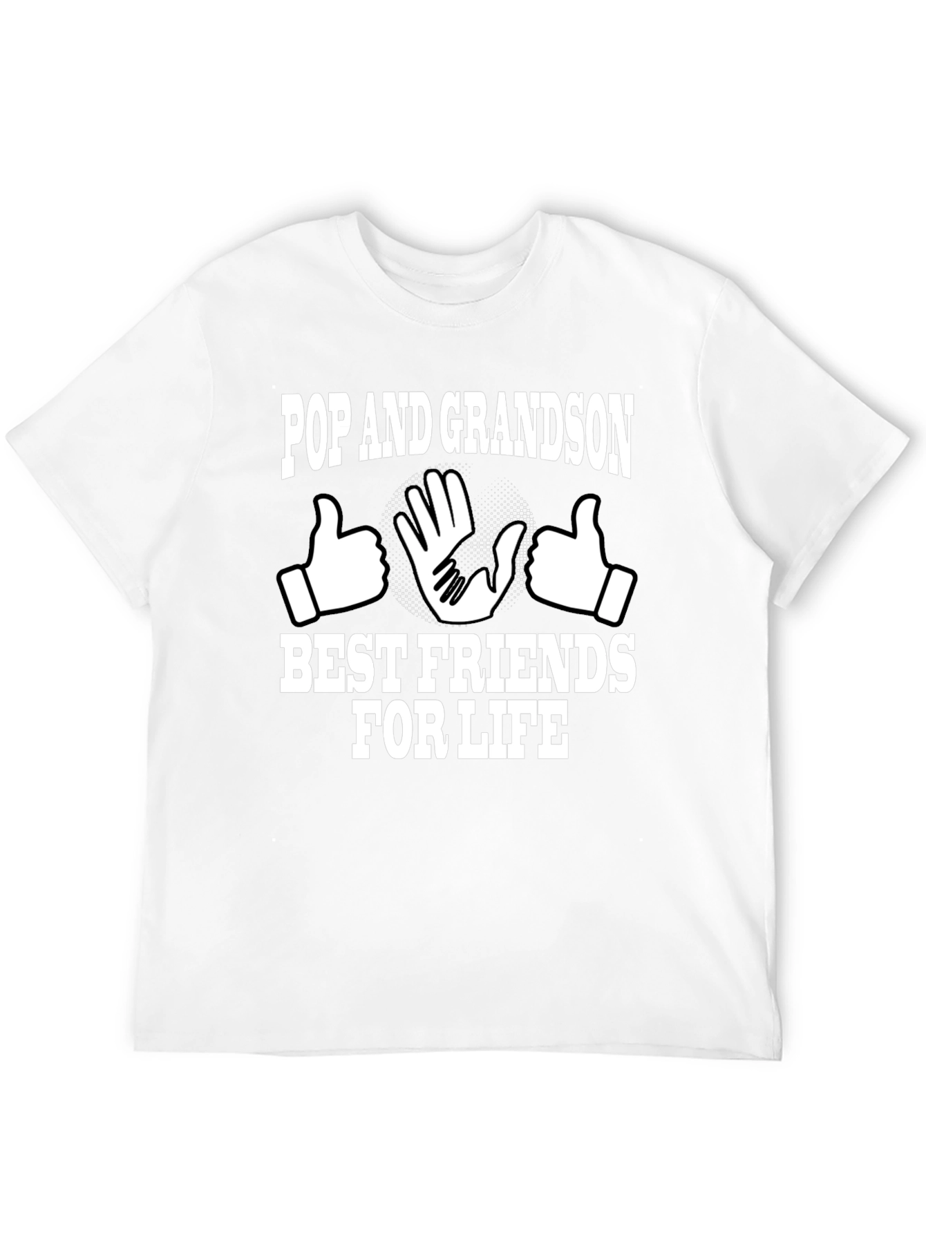 Camiseta Negra Pop and Grandson