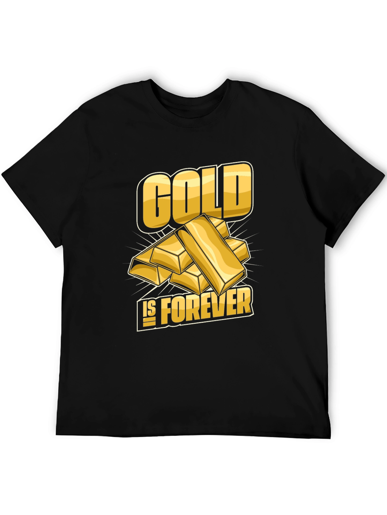 Camiseta Negra Gold is Forever