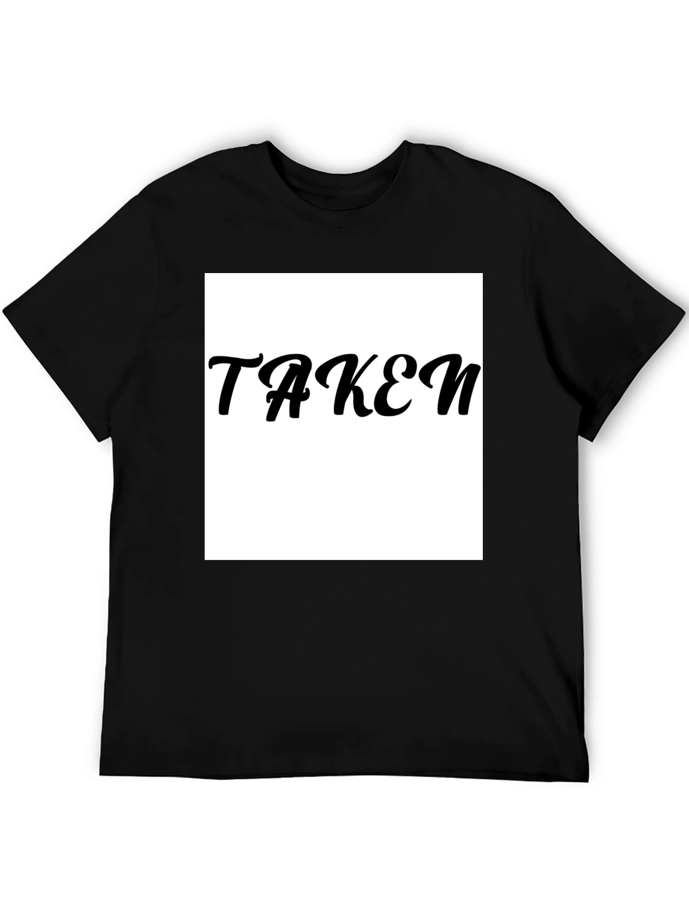 Camiseta Negra Taken - Diseño Original