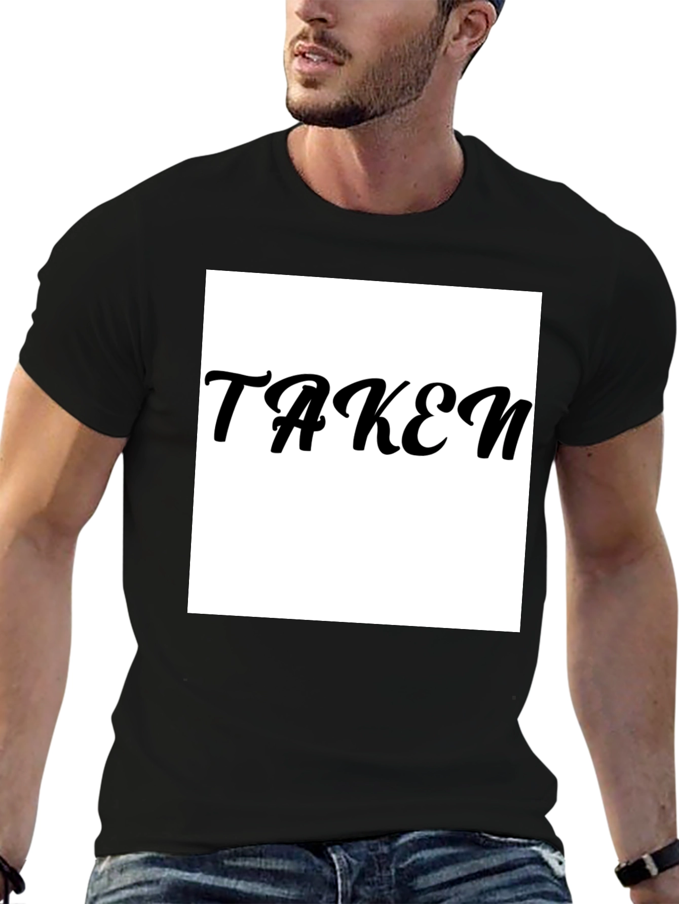 Camiseta Negra Taken - Diseño Original
