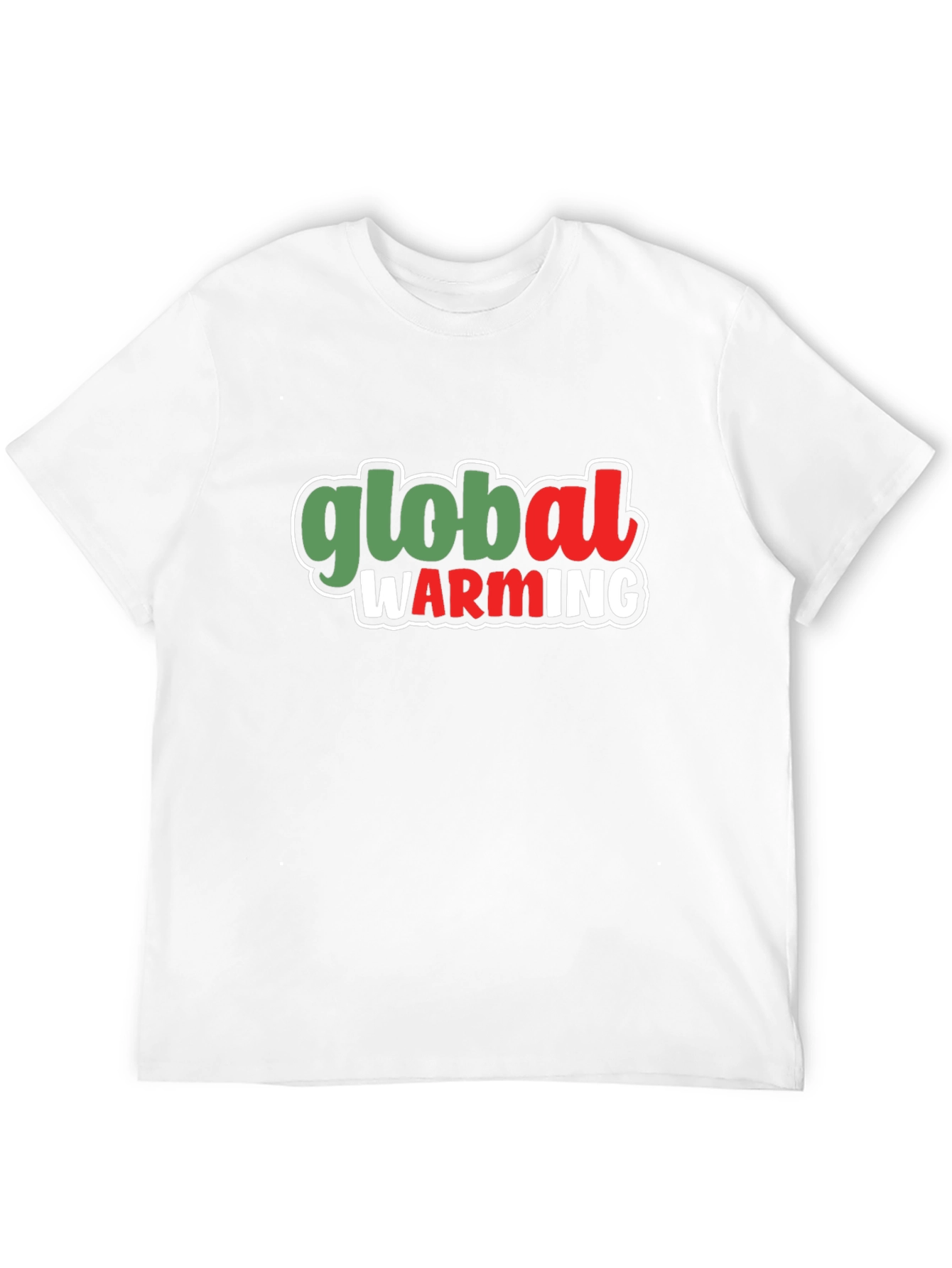 Camiseta Negra: Conciencia sobre el Calentamiento Global