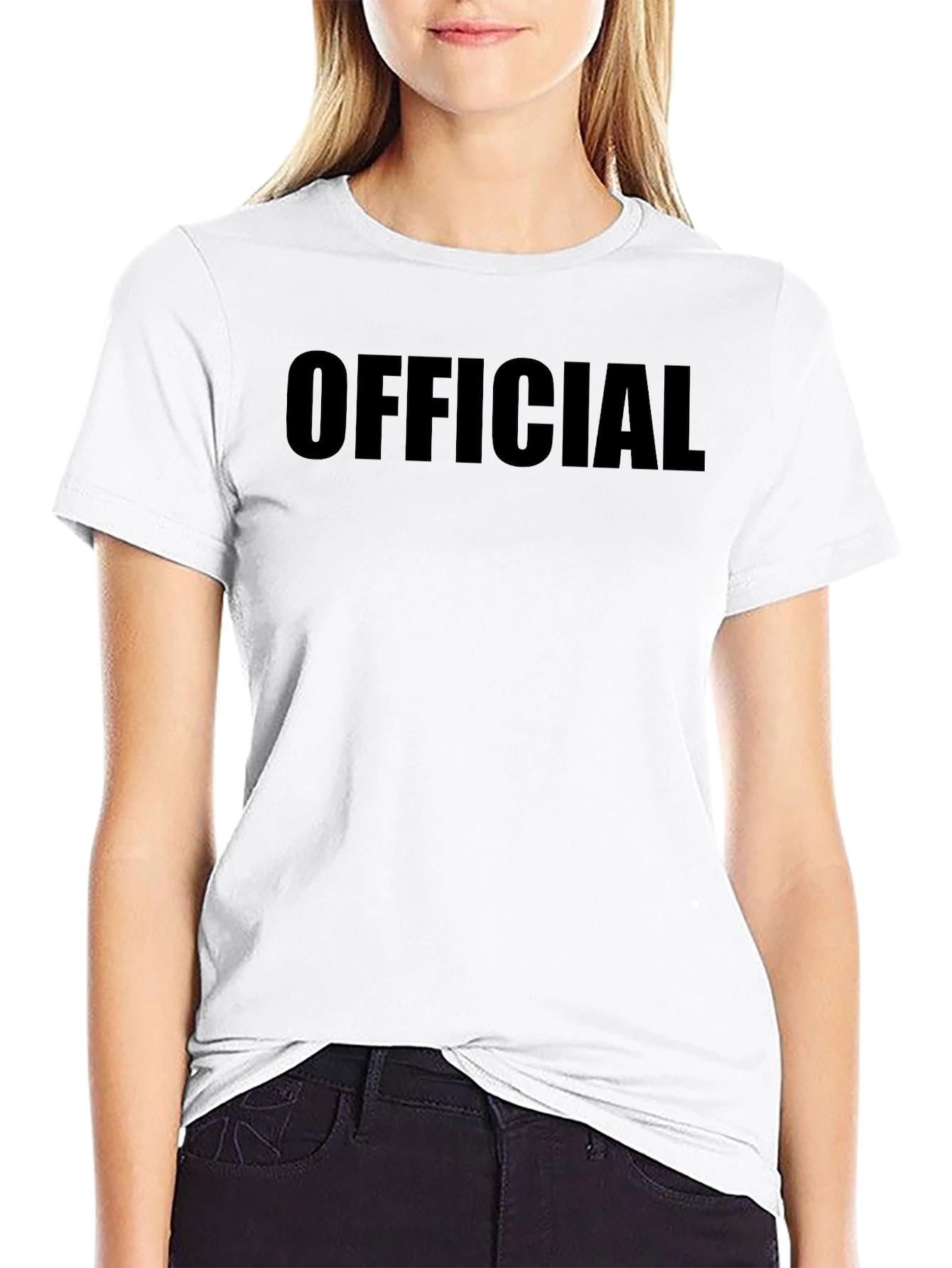 Camiseta Negra Oficial para Hombre