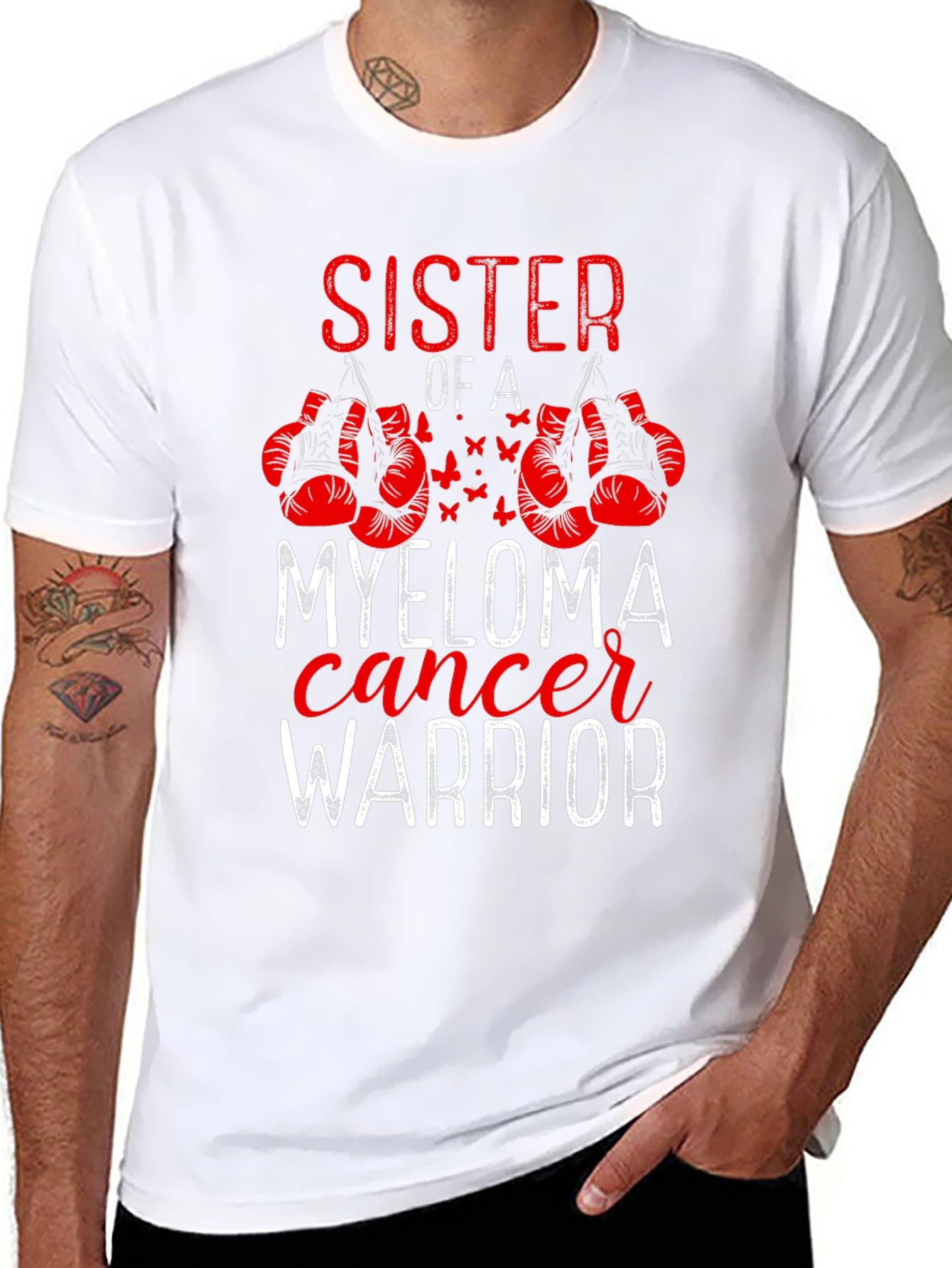 Camiseta Hermana de Guerrero contra Mieloma